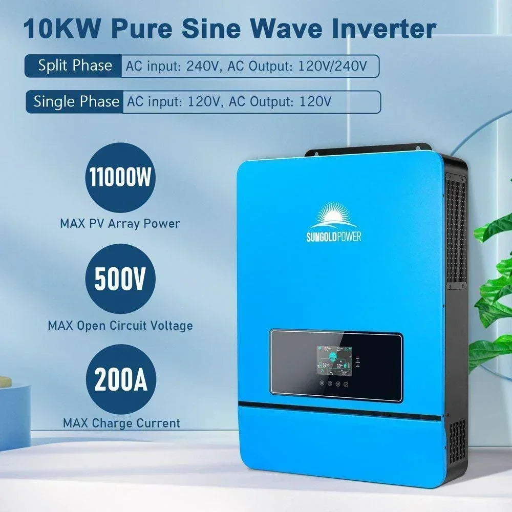 Off Grid Solar Kit 20Kw 48VDC 120v/240v 30.72kwh Lithium Battery 32 X 450 Watts Solar Panels SGR-20K30E