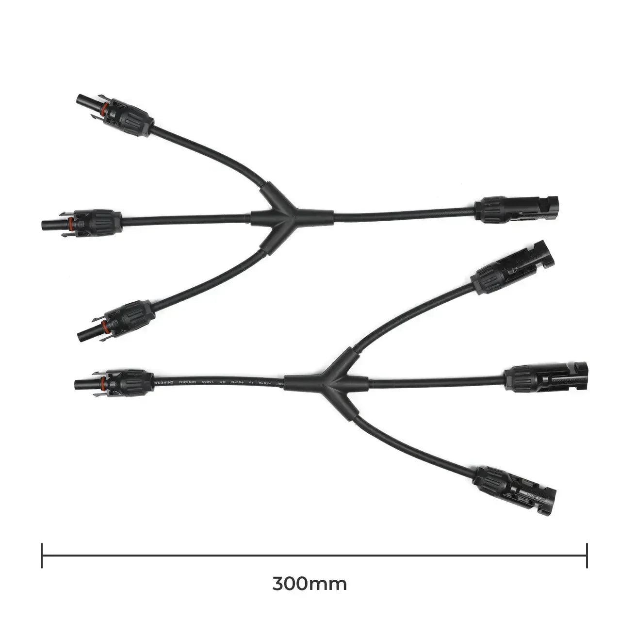 Solar Connectors M Branch Parallel Adapter Cable MMMF+FFFM Pair