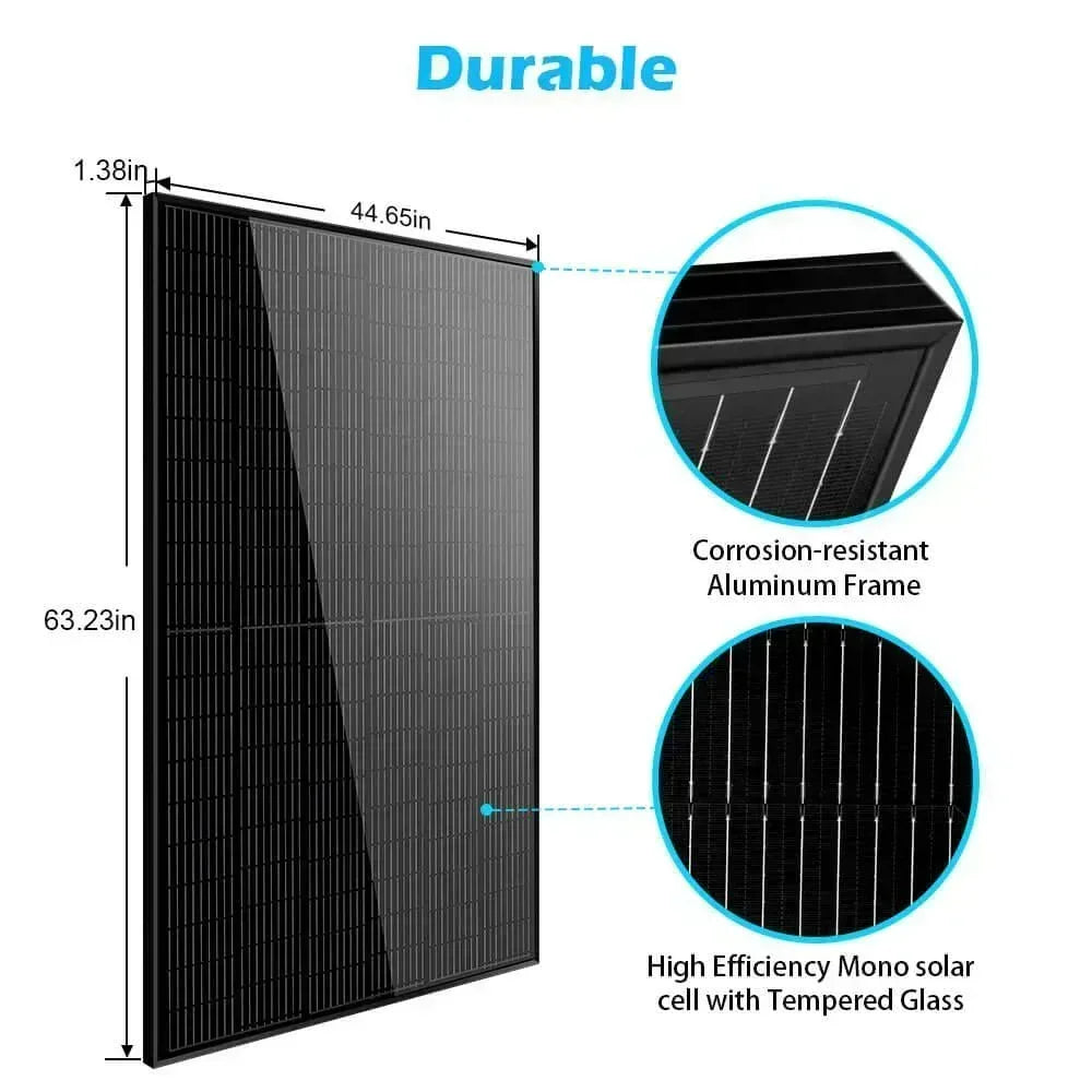 Sungold Power 370W MONO BLACK PERC SOLAR PANEL FULL PALLET (32 PANELS)