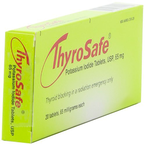 Mira Safety Thyrosafe | Potassium Iodide Tablets | 65 MG
