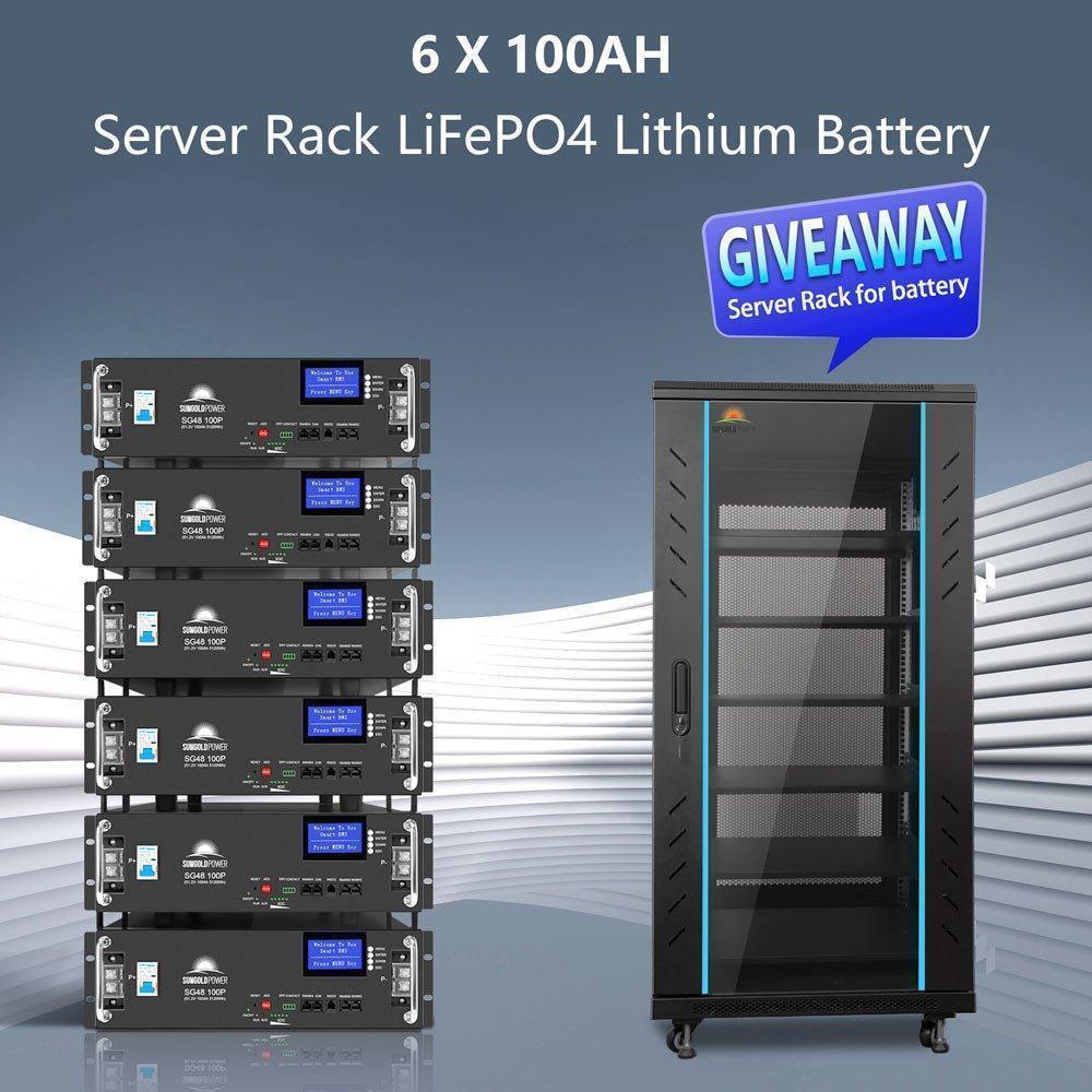 Off Grid Solar Kit 20Kw 48VDC 120v/240v 30.72kwh Lithium Battery 32 X 450 Watts Solar Panels SGR-20K30E