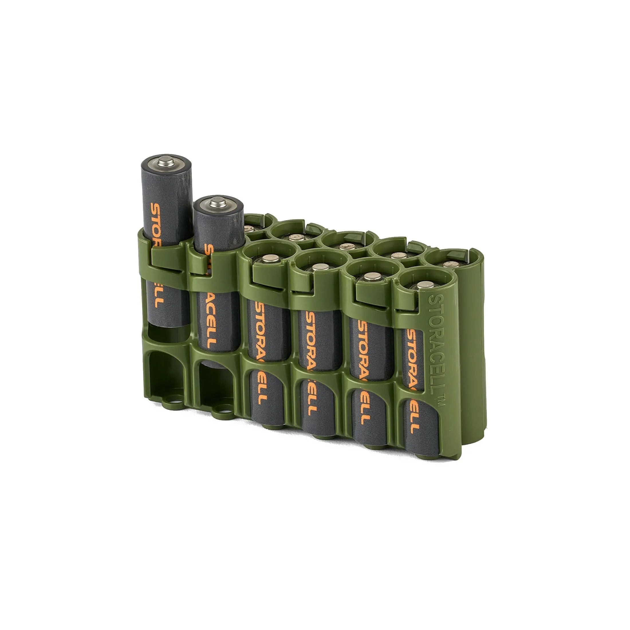 Storacell 12 AA Pack Battery Caddy (Military Green)