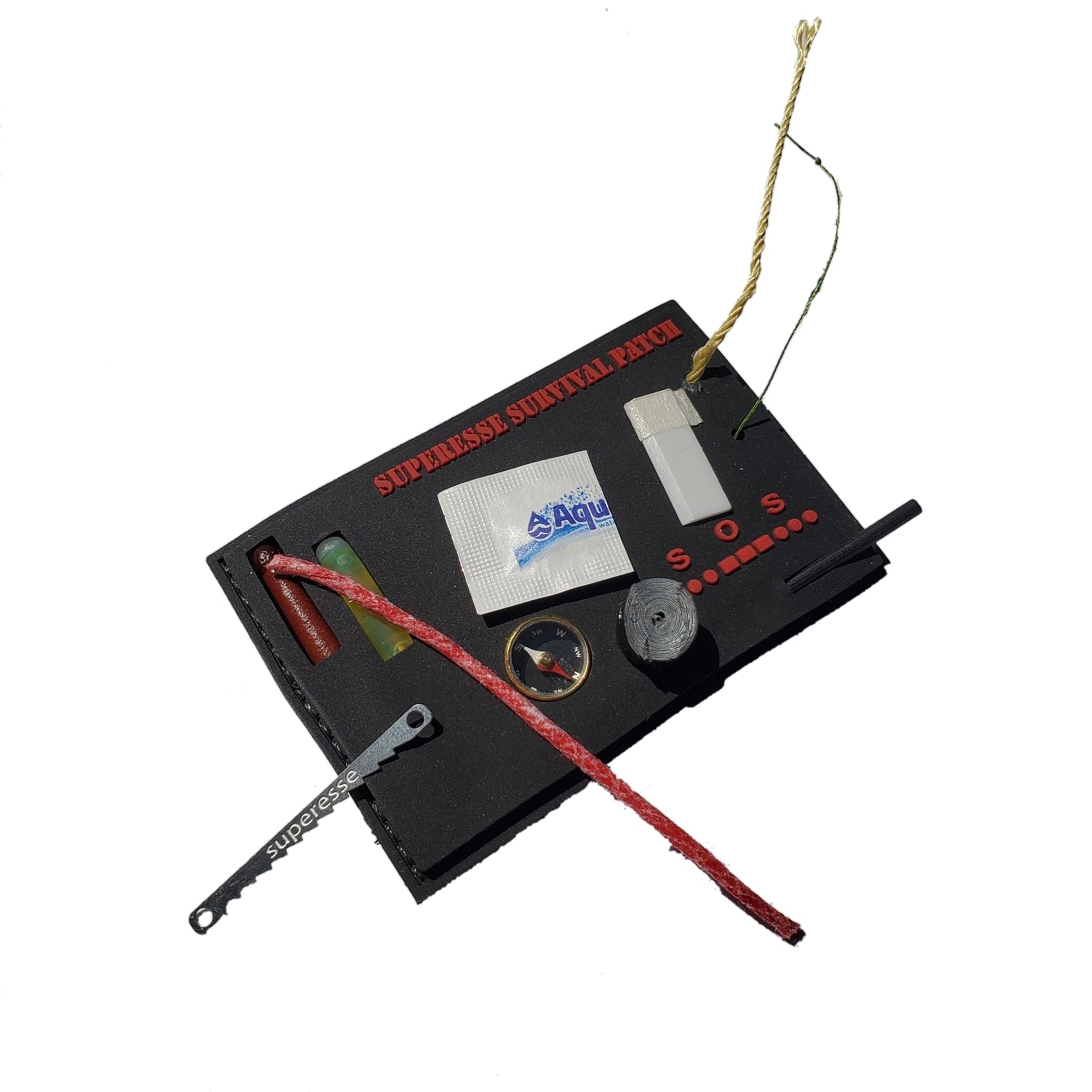 Superesse Survival Patch: Compartmentalized Micro EDC and Survival Kit