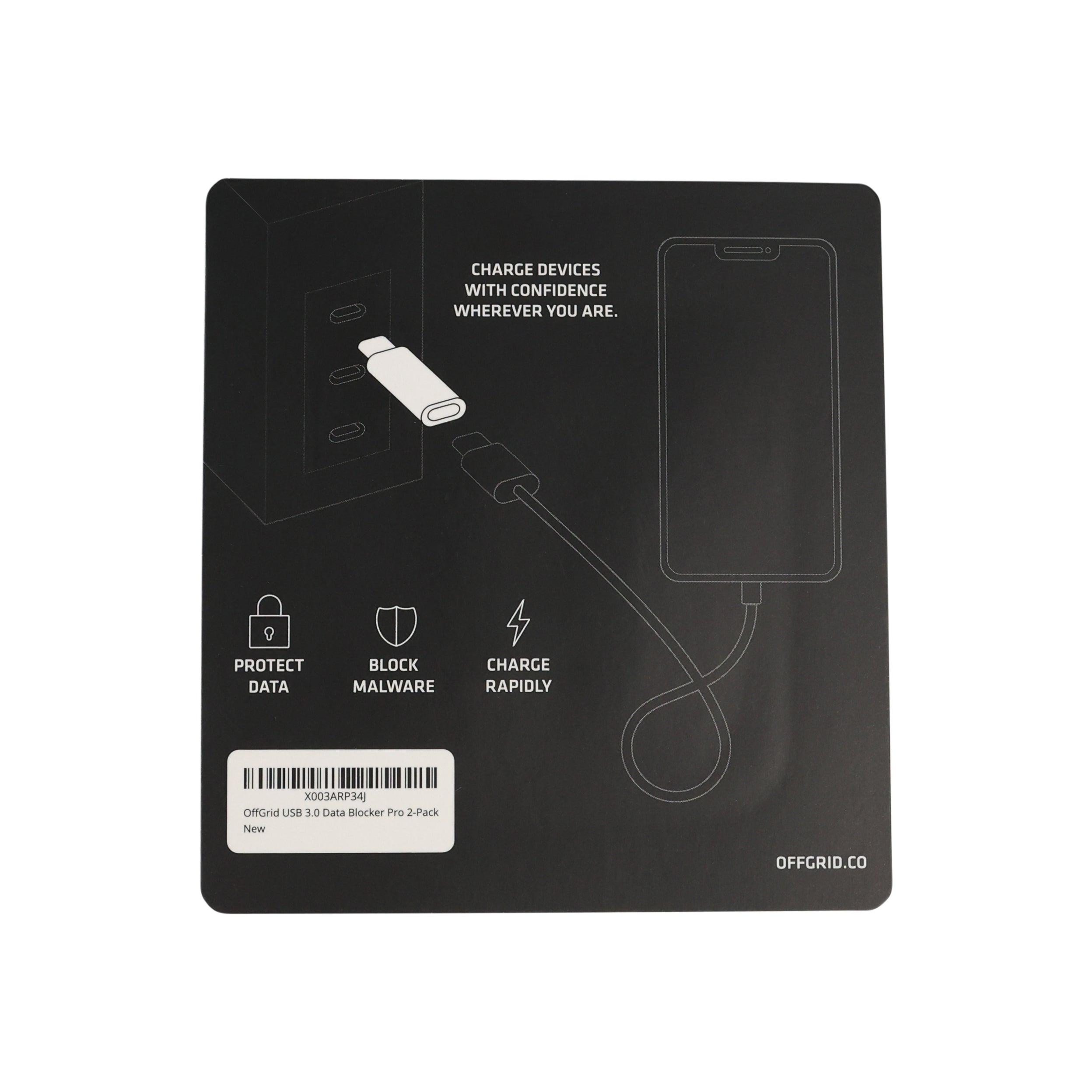 Offgrid USB 3.0 Data Blocker Pro