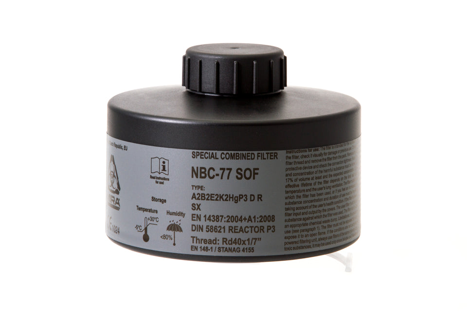 Mira Safety NBC-77 | 40 mm Gas Mask Filter