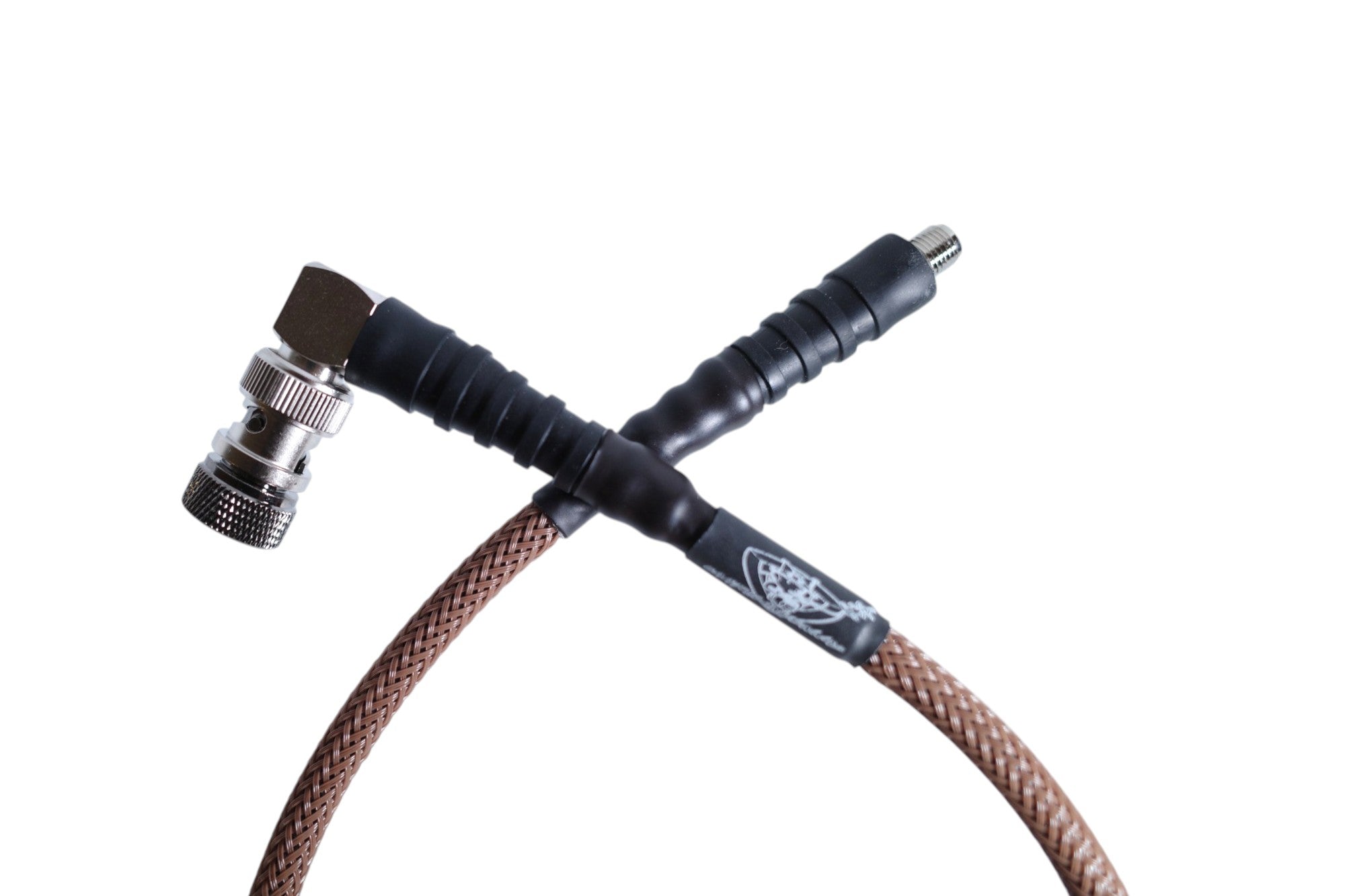 Caatail Antennas Up Armored Antenna Relocation Cable (SMA-F Antenna End) w/SMA-M to BNC-F Adapter
