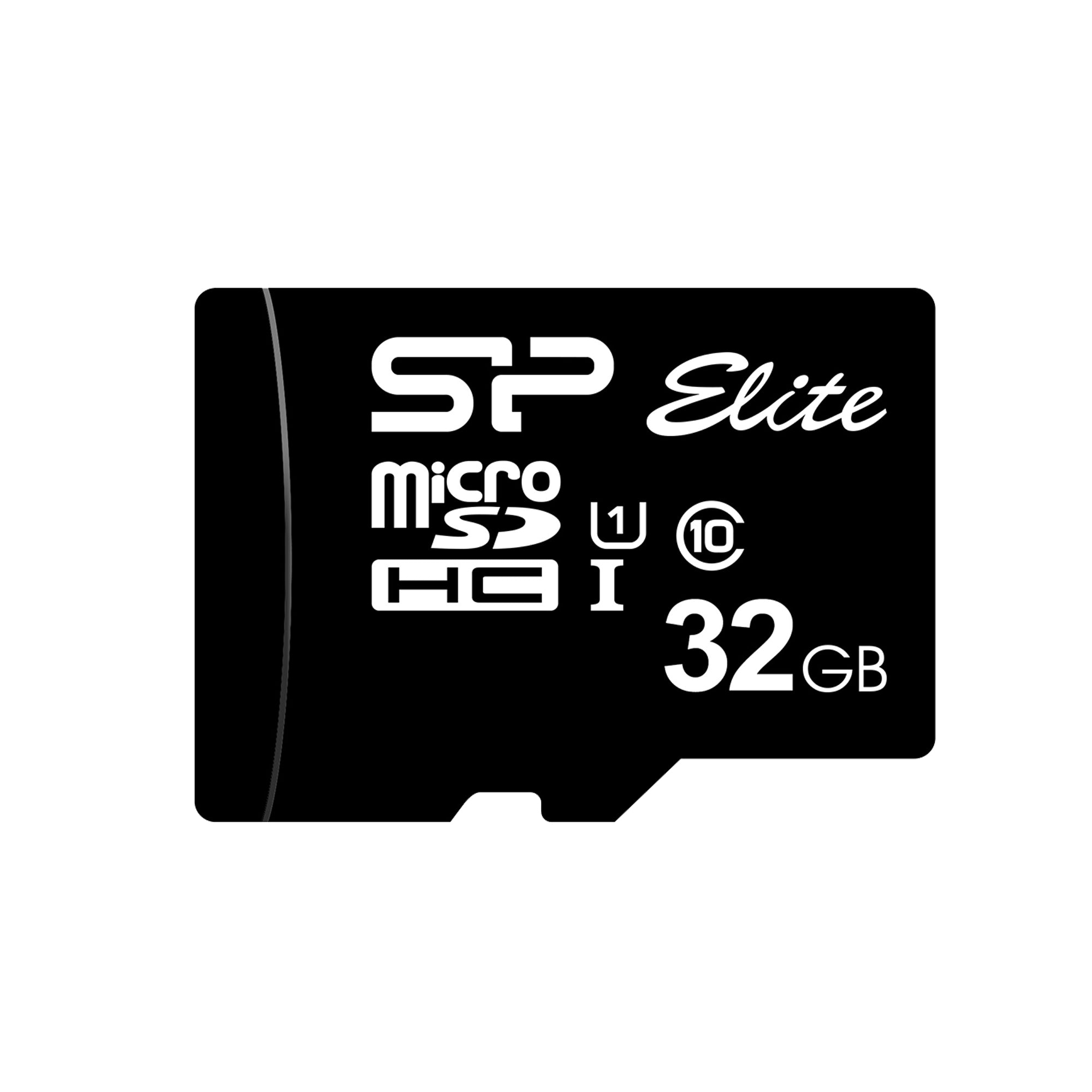 Silicon Power 32GB Elite UHS-1(U1) MicroSD Memory Card with Adapter [Not compatible with Switch 2] Black