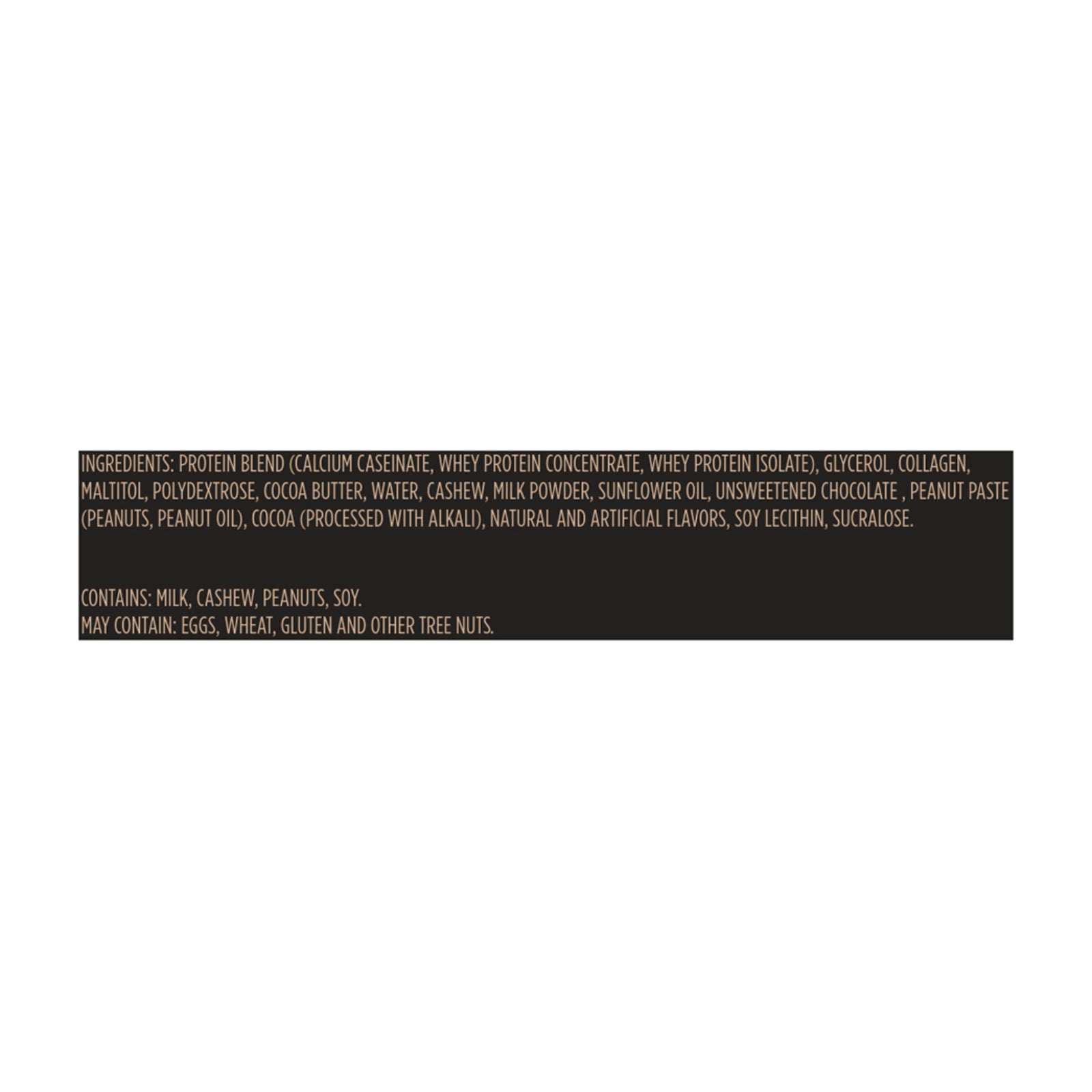 Barebells Caramel Cashew Protein Bar, 1.94 oz, Pack of 12