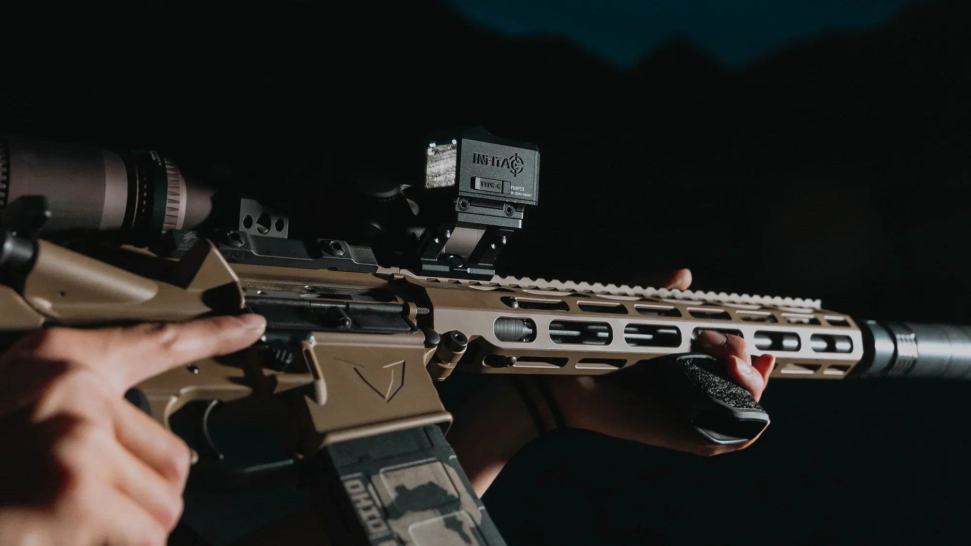 Infitac FML19 Thermal Sight | Spot Targets Up to 1,100 Yards for Pistol & Rifle | HD Image