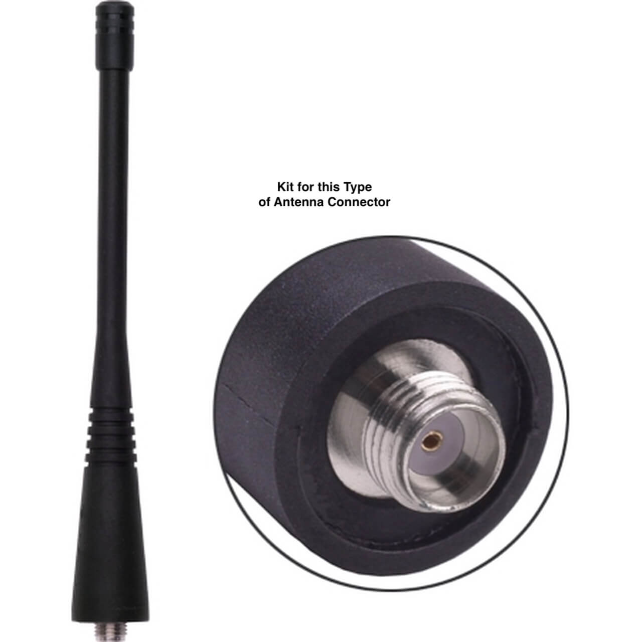 Comm Gear Supply Antenna Relocation Kit (Black, Tan, or Green) - Hytera w/ SMA Antenna