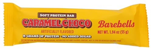 Barebells Soft Caramel Chocolate Protein Bar, Case of 12, 1.94 oz