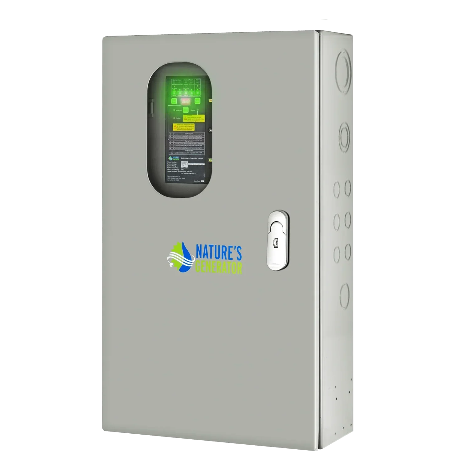 Nature's Generator 50A Automatic Generator Transfer Switch