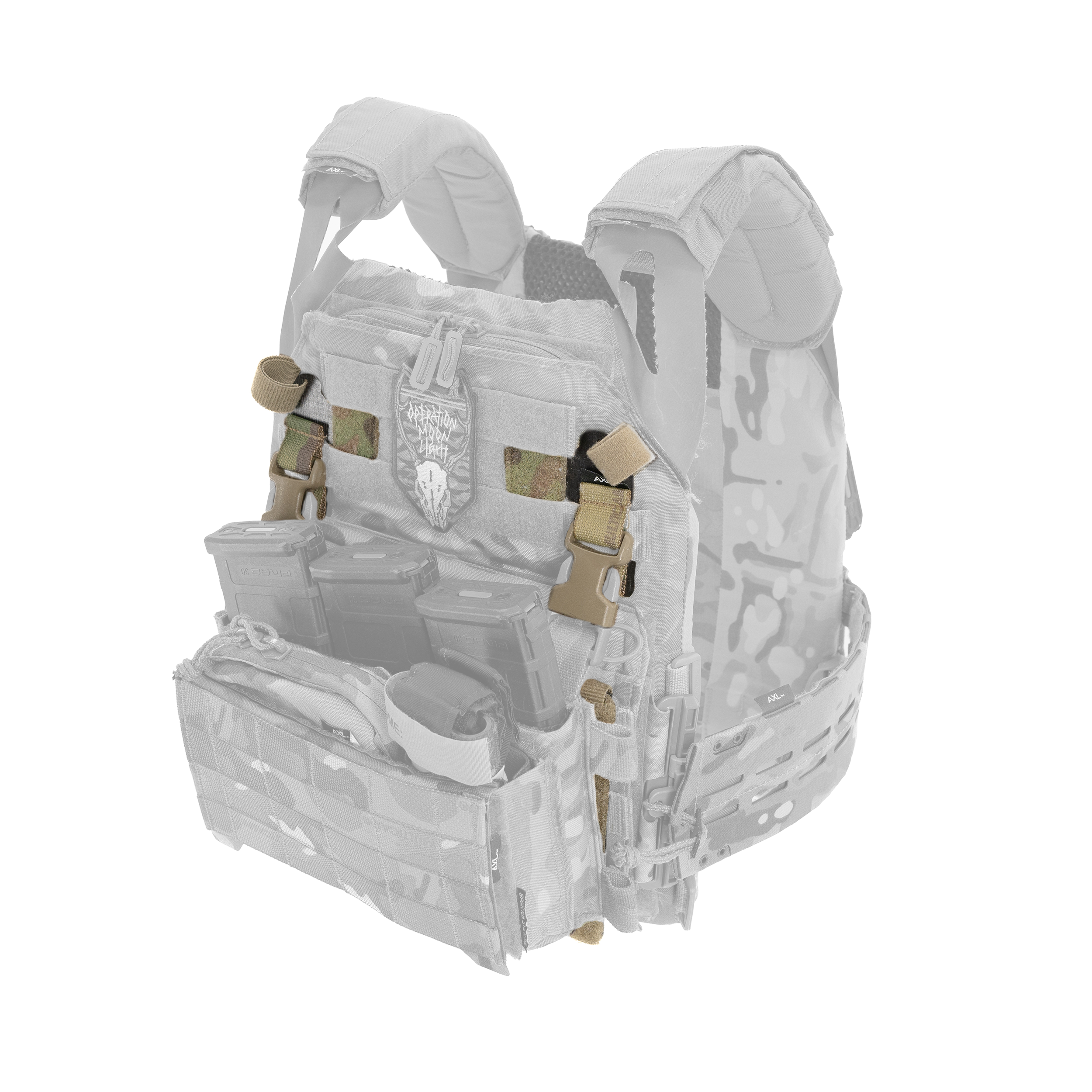 AXL Advanced Adaptive Vest Placard (AVP) for Crye JPC™ 1.0 & MOLLE