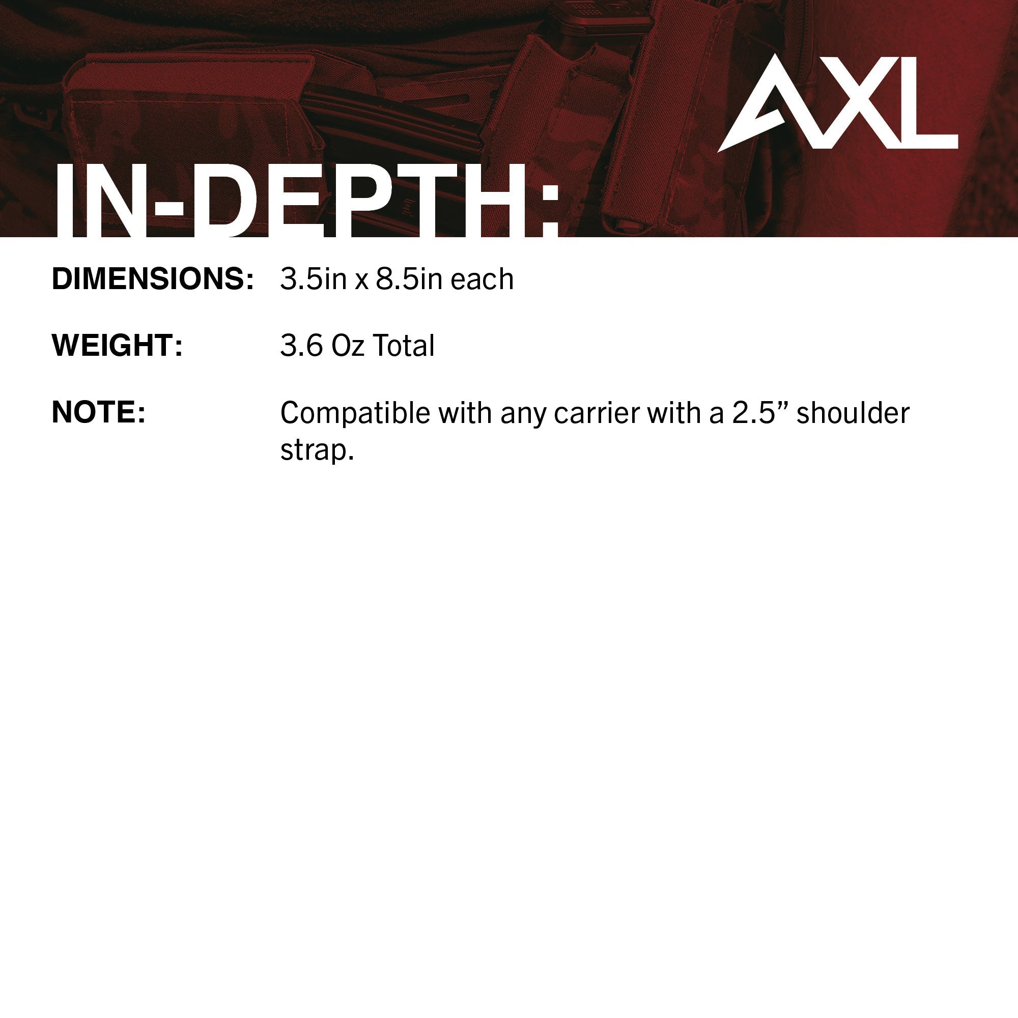 AXL Advanced Structural Shoulder Pads