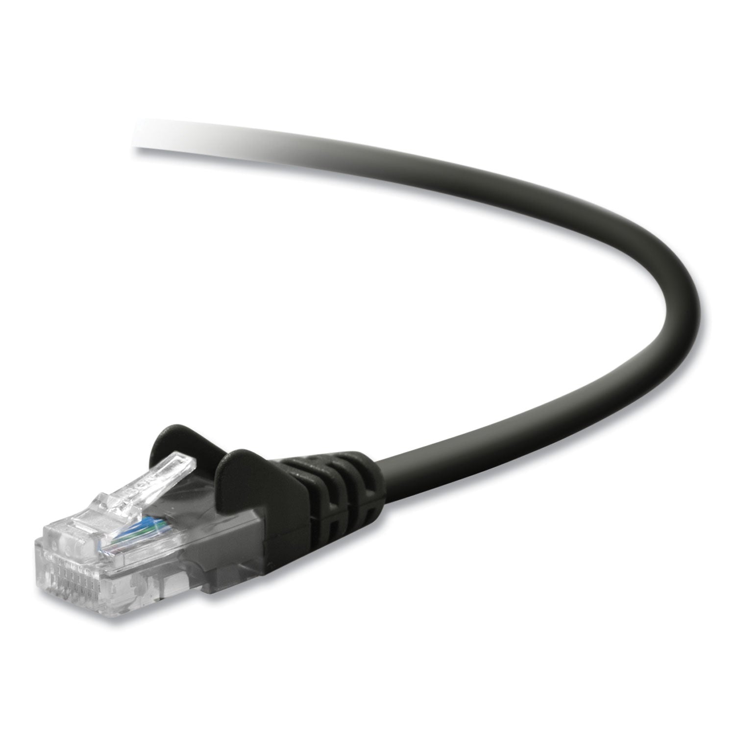 Belkin CAT5e RJ45 Ethernet Snagless Patch Cable, 10 ft, Black