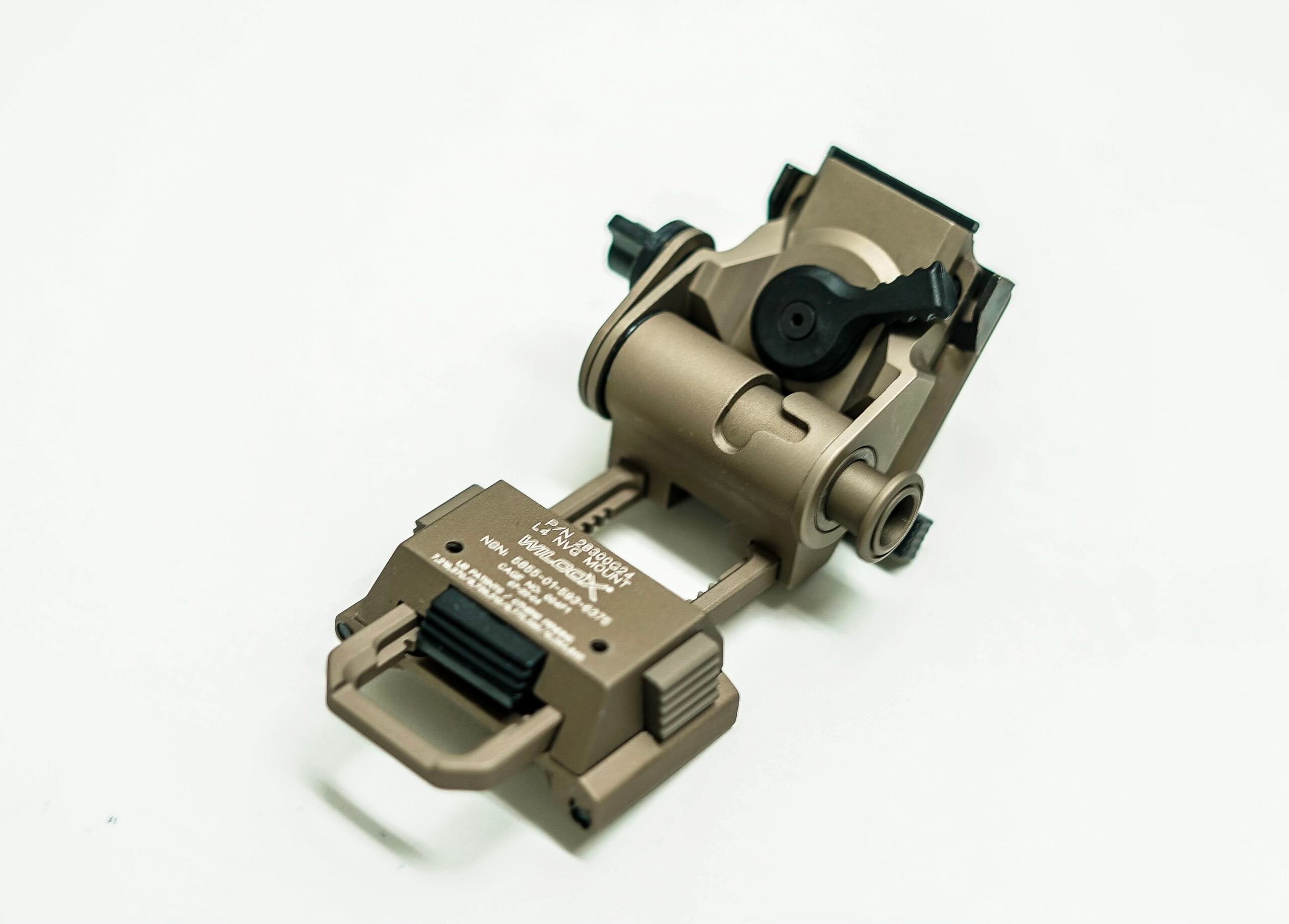 Wilcox G24 | Dovetail Mount for NVGs w/ Breakaway Safety for Neck Injury Prevention