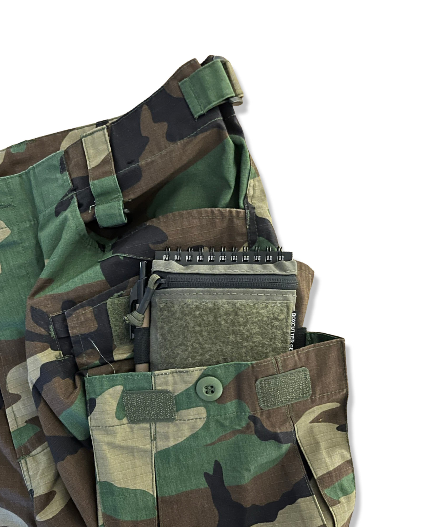 [ZAP]-XL Zippered Admin Pocket Extra Large (Velcro or Molle Back)