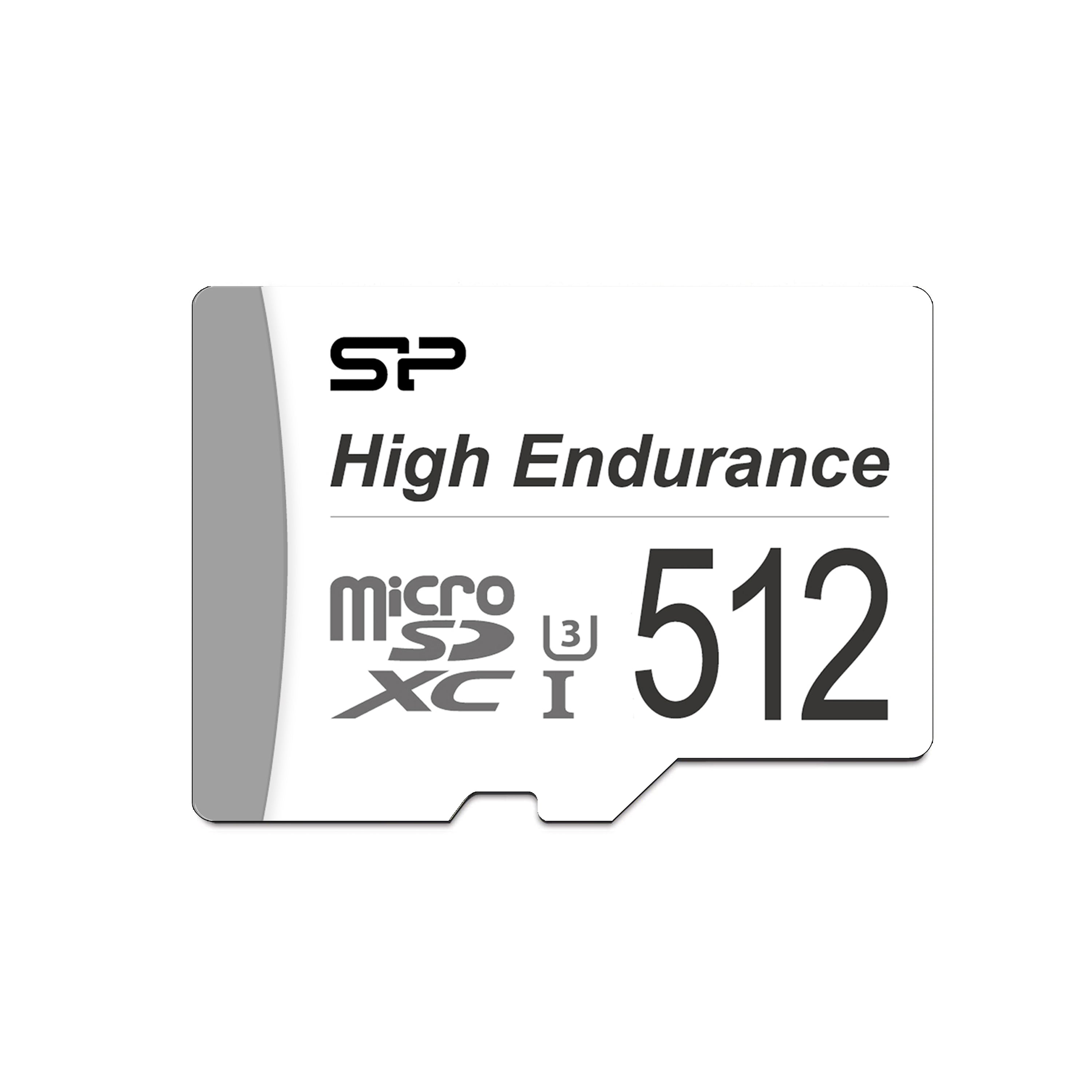 Silicon Power 512GB High Endurance MicroSD Memory Card with Adapter [Not compatible with Switch 2]