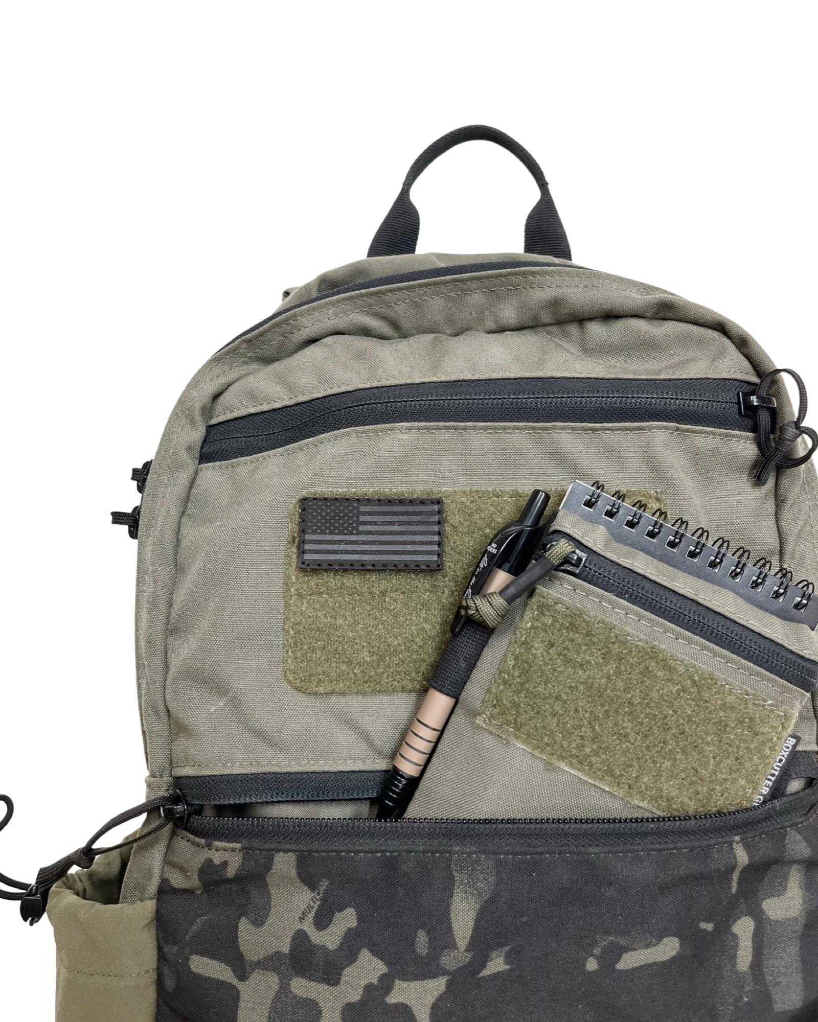 [ZAP]-XL Zippered Admin Pocket Extra Large (Velcro or Molle Back)