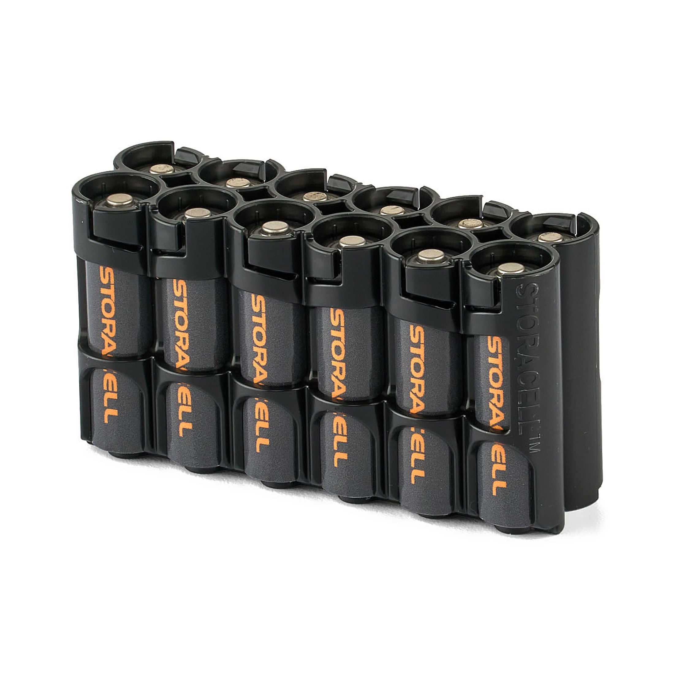 Storacell 12 AA Pack Battery Caddy (Tuxedo Black)
