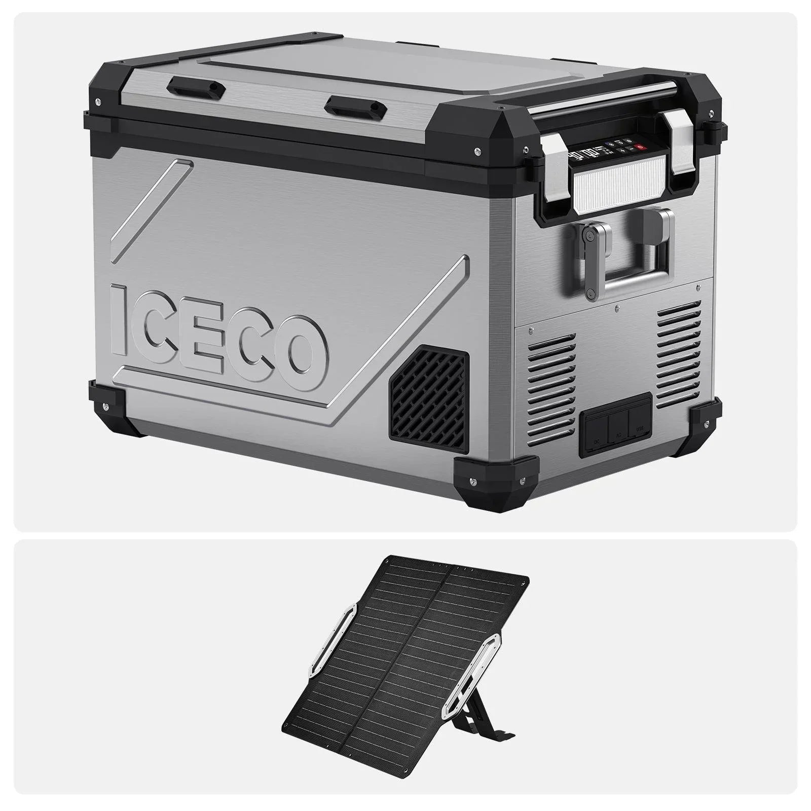 ICECO APL55-Silver Dual Zone 12 Volt Fridge