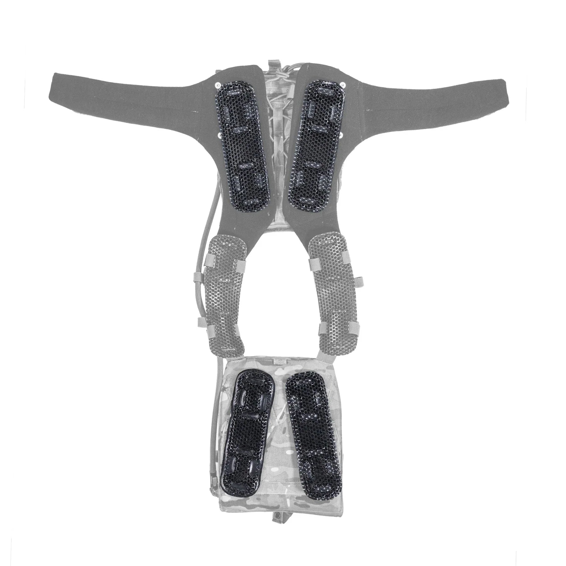 Qore Performance ICEVENTS® Classic Plate Carrier Ventilation Pontoons (Crye AVS Harness Pad Set)