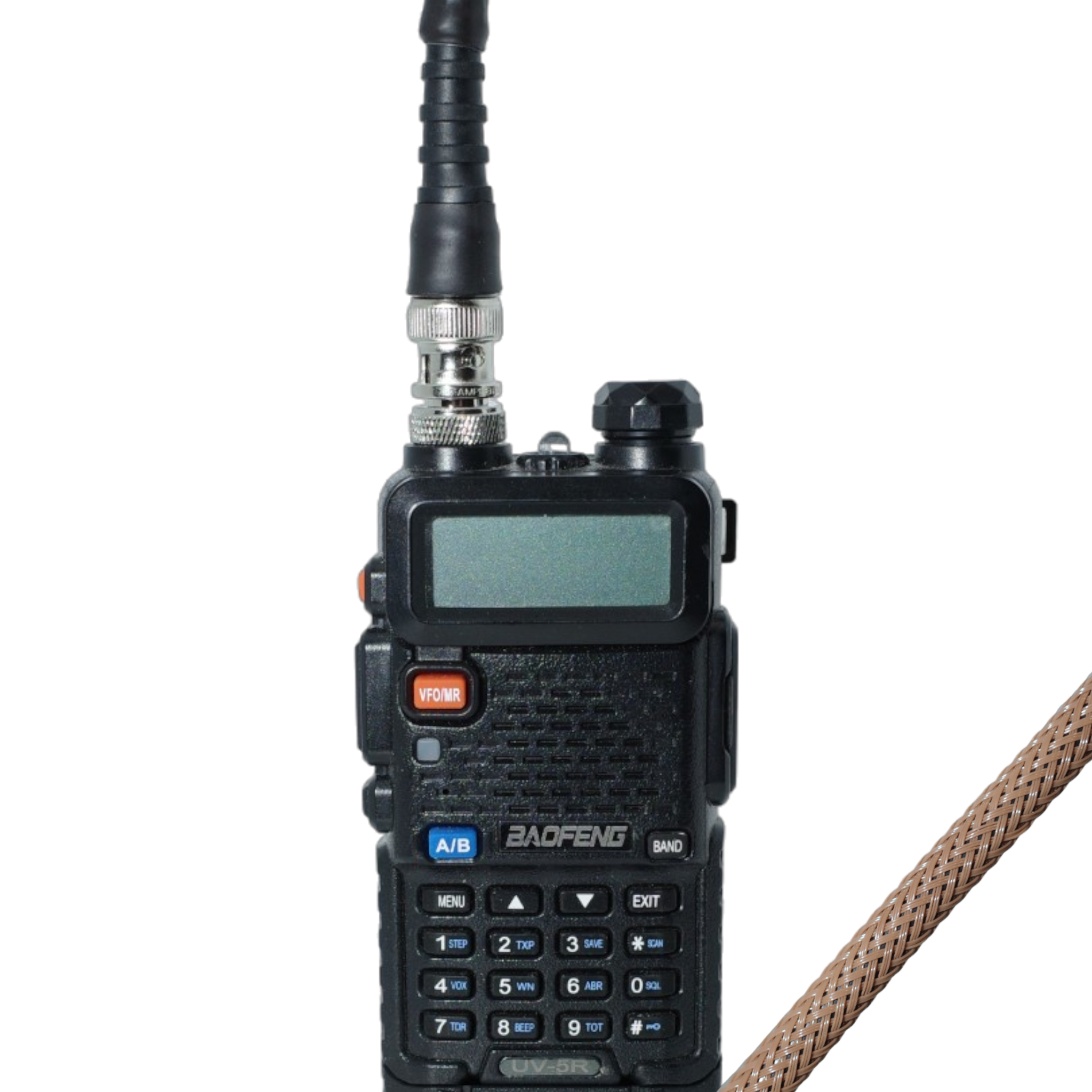 Caatail Antennas v2 Wearable Antenna W/Adapter Package (BNC-F to SMA-F)
