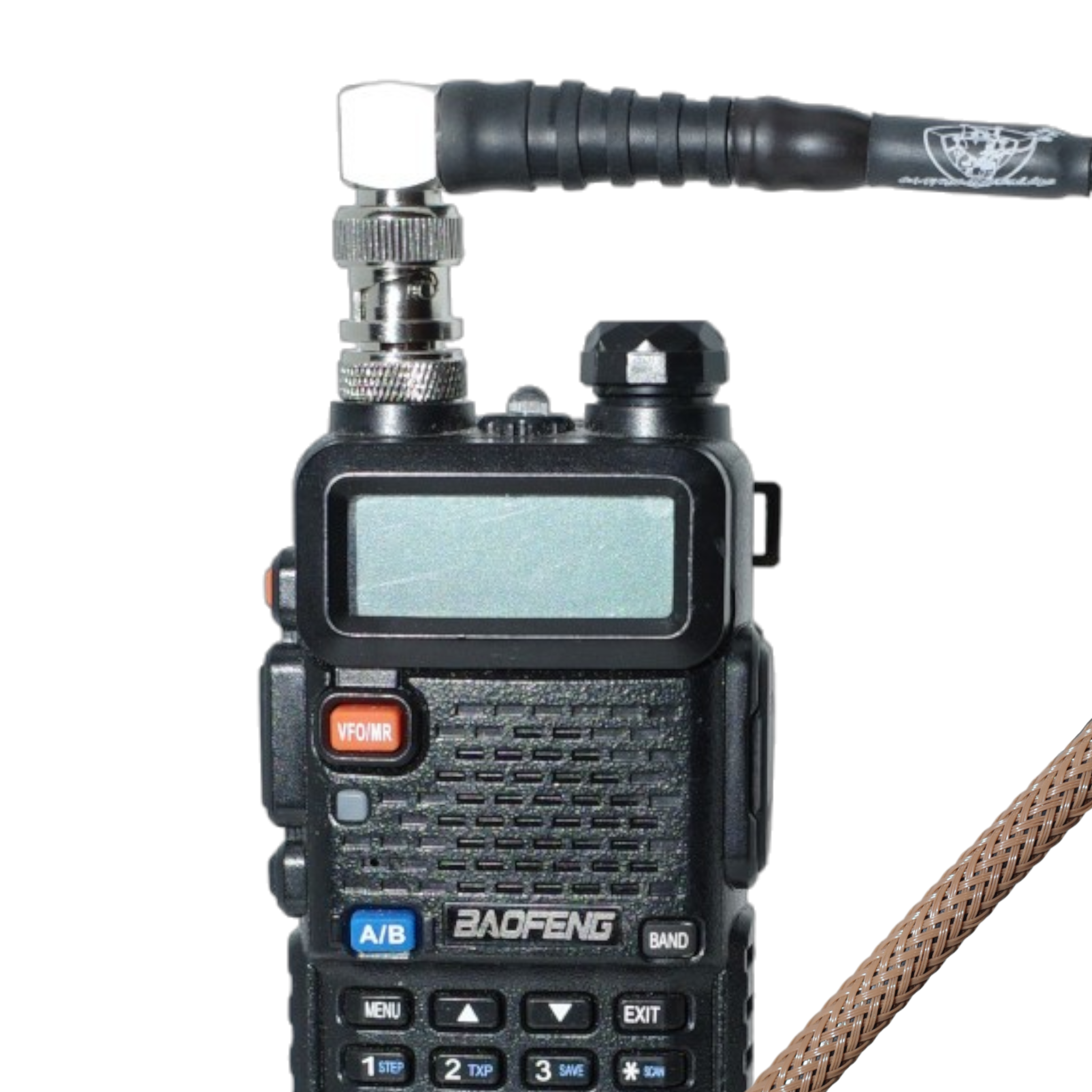 Caatail Antennas v2 Wearable Antenna W/Adapter Package (BNC-F to SMA-F)