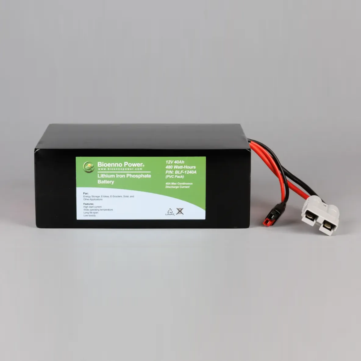 Bioenno Power BLF-1240A KIT (12V, 40Ah LFP Battery)