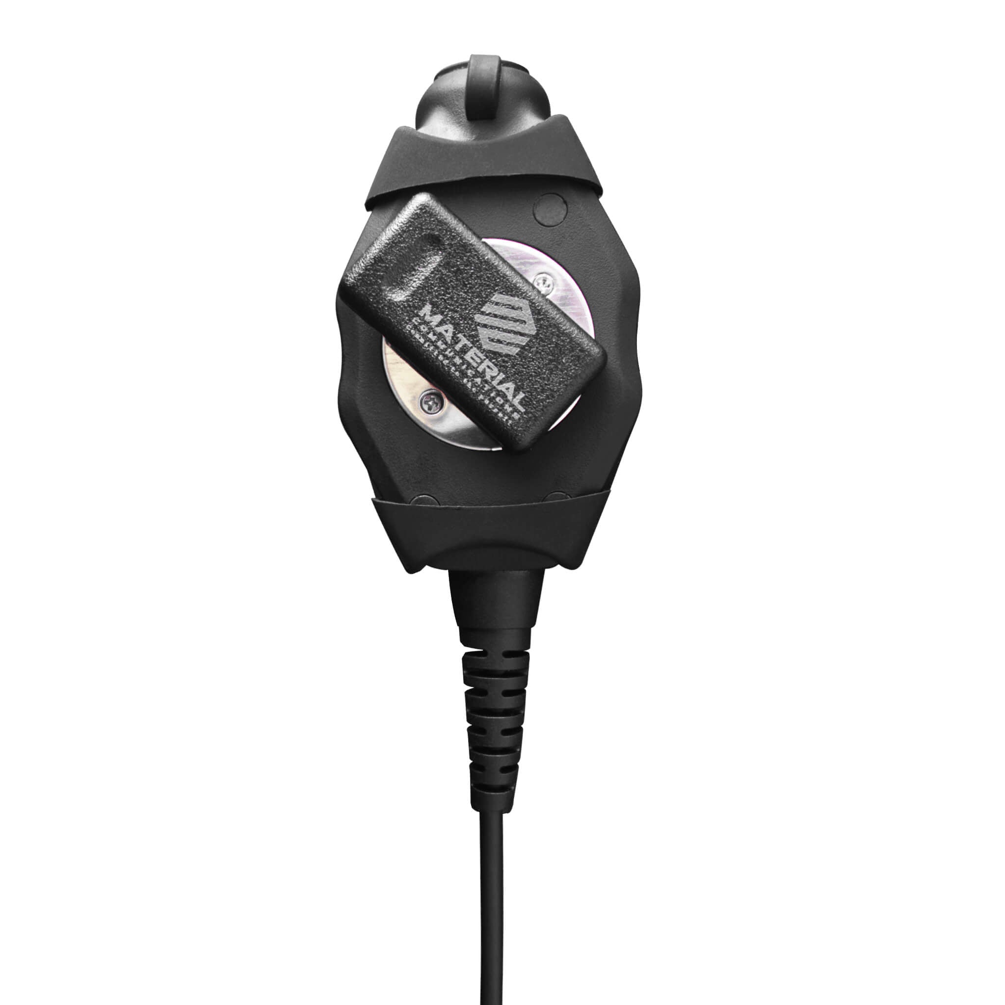 Material Communications Poltact Amplified PTT for Headset w/ Quick Disconnect(Hirose): NATO/Military Wiring, Gentex, Ops-Core, OTTO, 3M Peltor ComTac, XPI, MSA, Helicopter, & More - Hytera HP6 & HP7 Series, X1e, X1p, Z1p & More