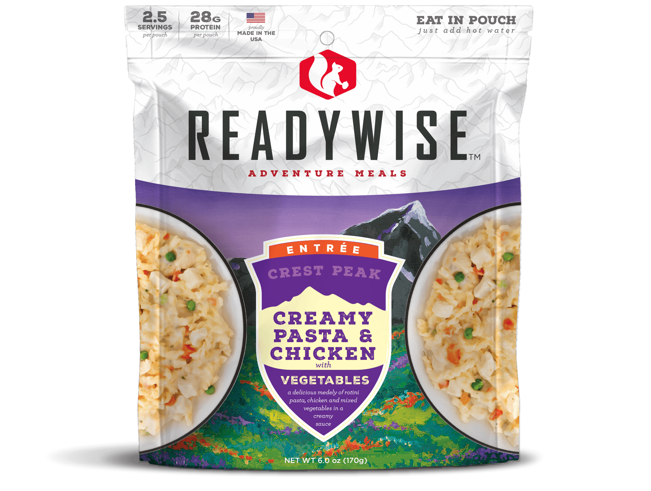 ReadyWise | Crest Peak Creamy Pasta & Chicken