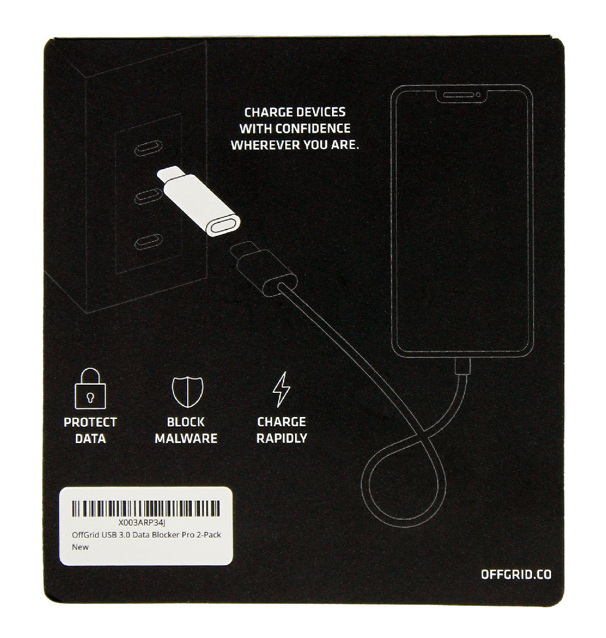 Offgrid USB 3.0 Data Blocker Pro