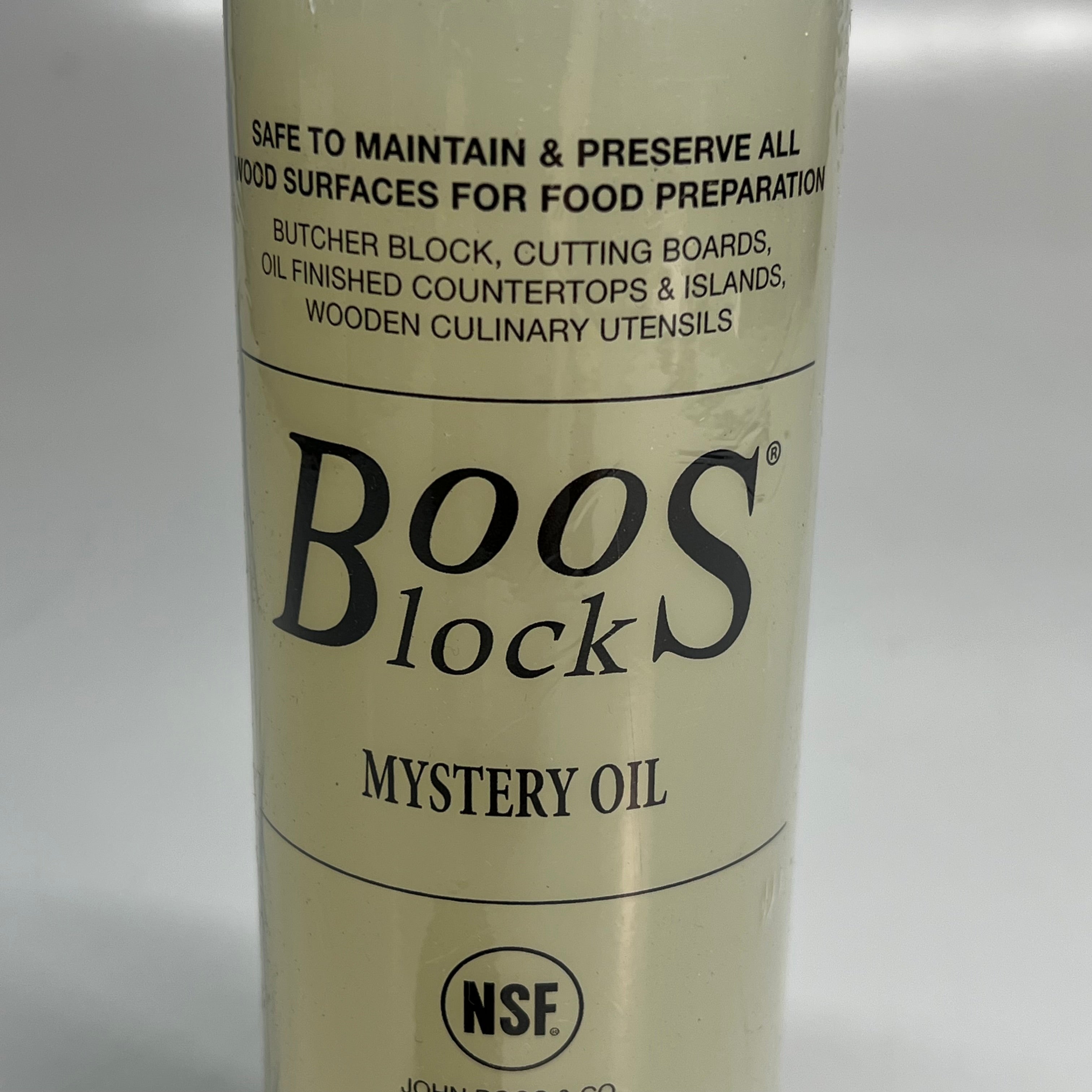 JOHN BOOS Cutting Board Oil & Applicator For Wooden Kitchen Accessories 16 Fl Oz