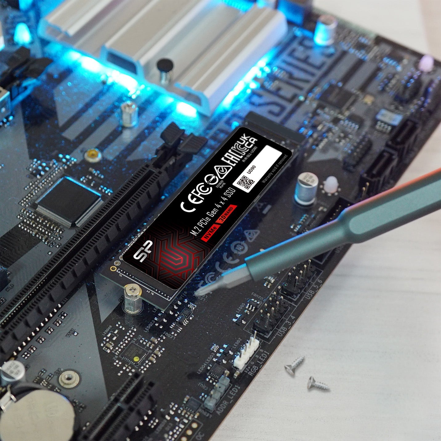 Silicon Power UD90 1TB PCIe NVMe Gen4x4 M.2 2280 Internal Solid State Drive