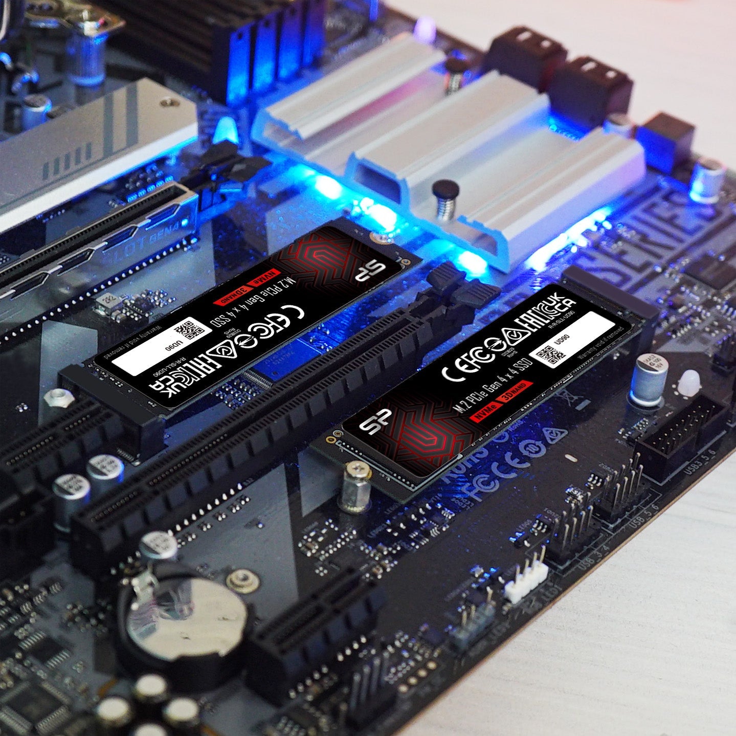 Silicon Power UD90 2TB PCIe NVMe Gen4x4 M.2 2280 Internal Solid State Drive
