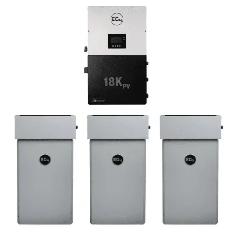 EG4 18K PowerPro ESS 14.3kWh - 28.6kWh Capacity | EG4-18Kpv & EG4-PowerPro WallMount Battery Bundle