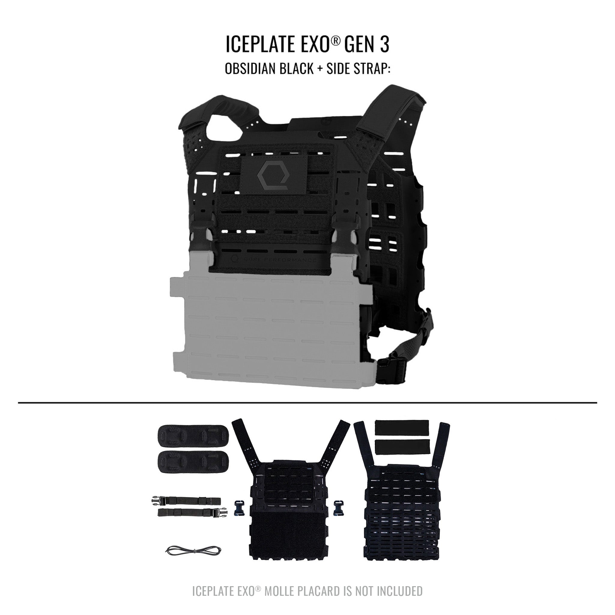 Qore Performance ICEPLATE EXO® Gen 3 Ultralight Minimalist Plate Carrier