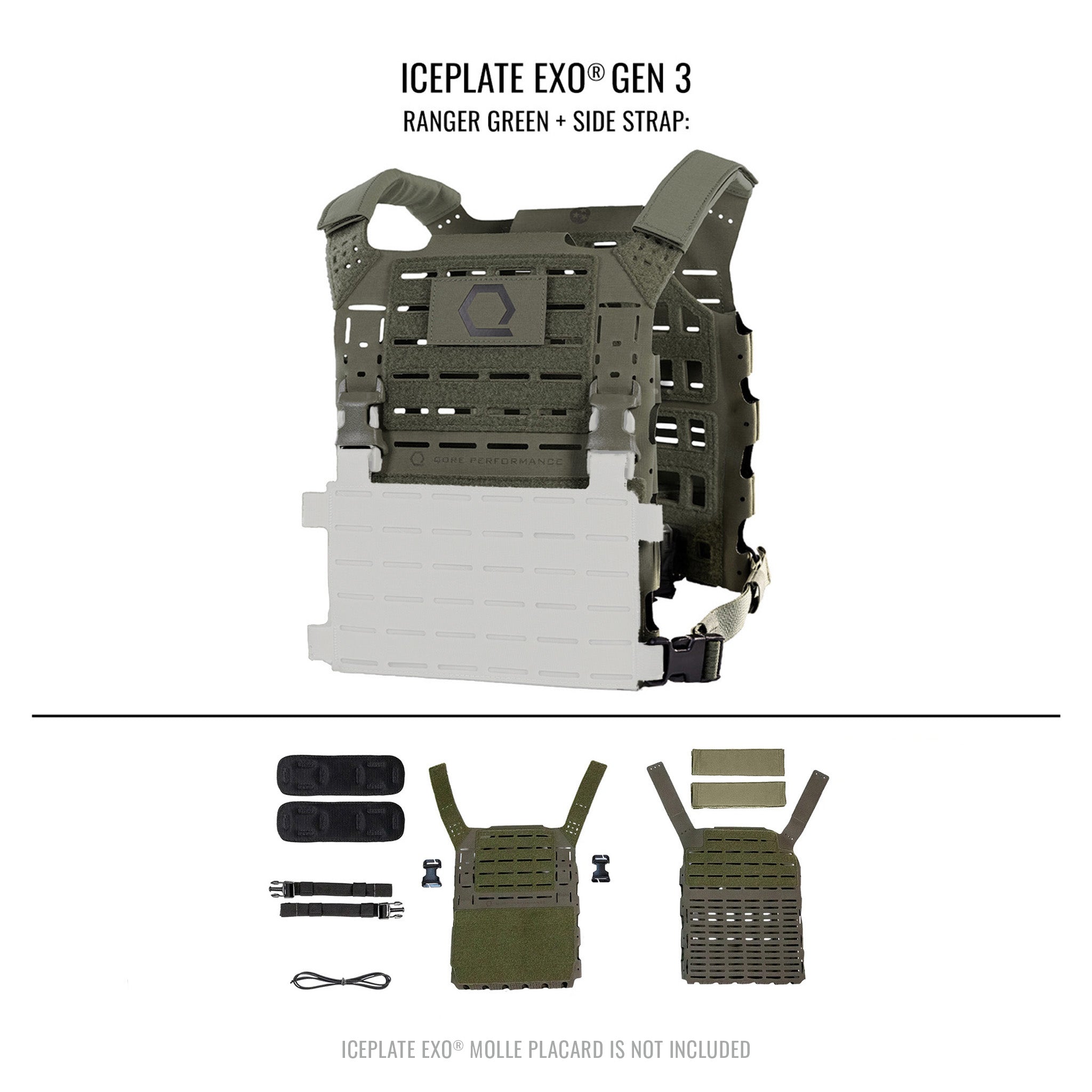 Qore Performance ICEPLATE EXO® Gen 3 Ultralight Minimalist Plate Carrier