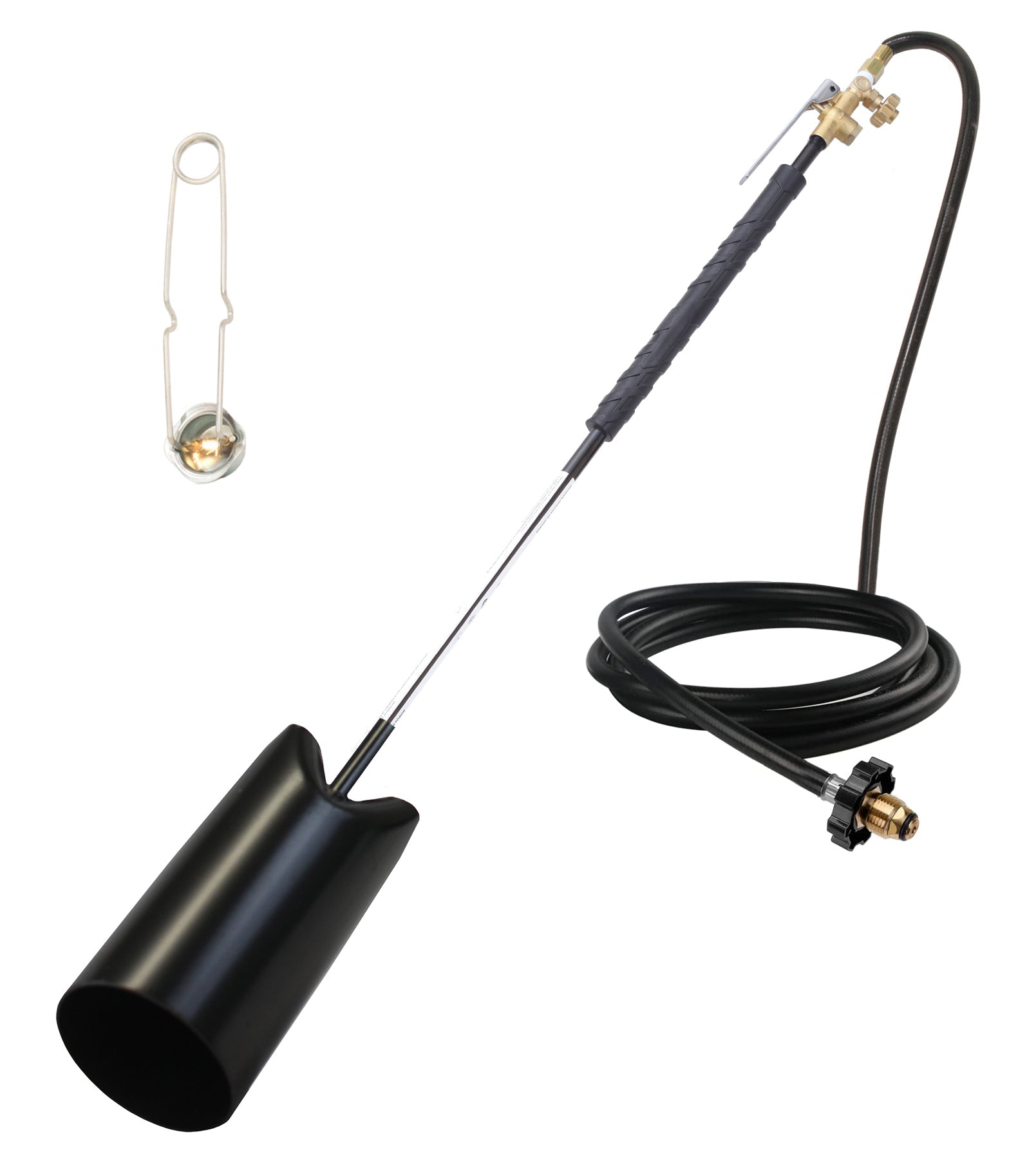 Flame King Heavy Duty Propane Torch Weed Burner 500,000 BTU with Flint Striker