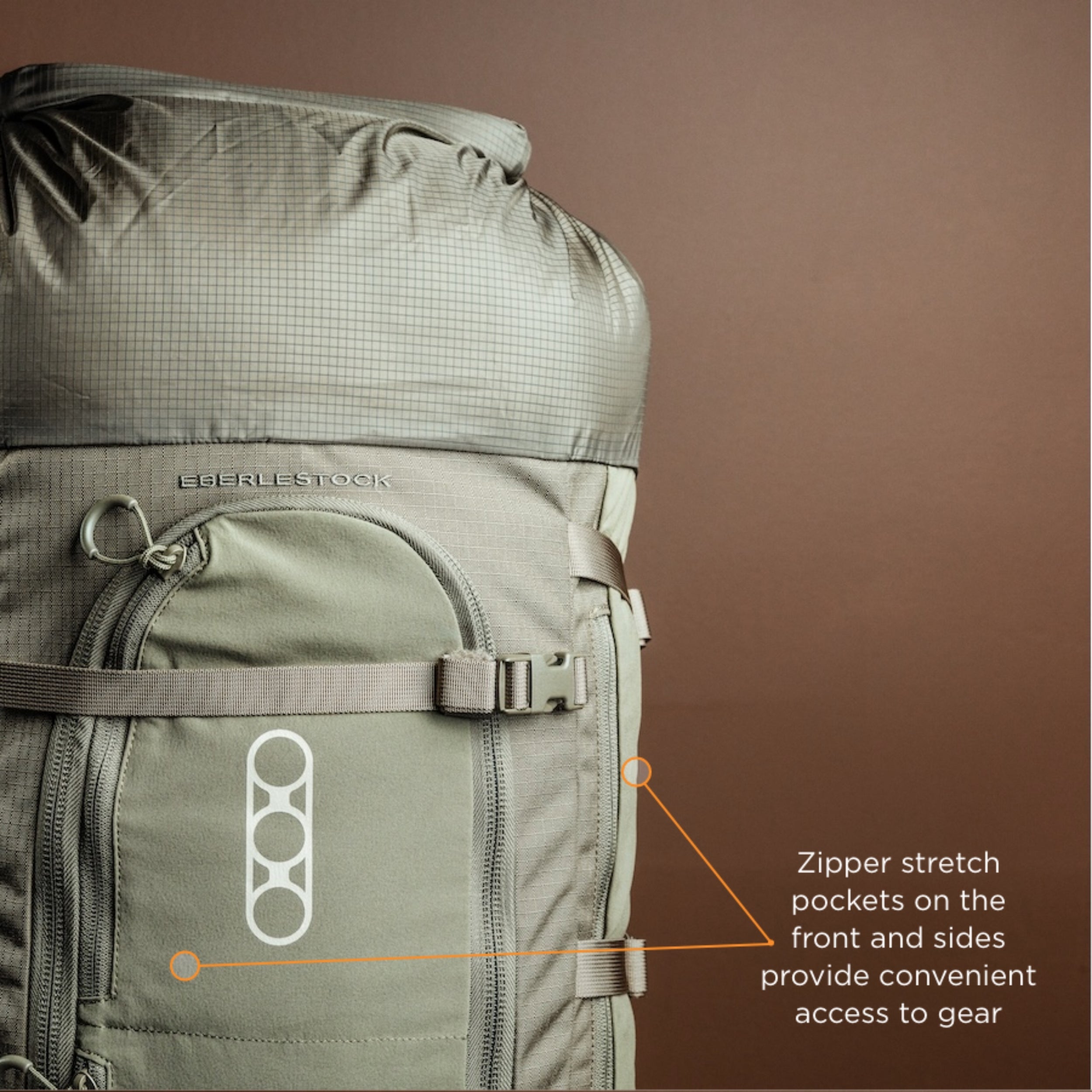 Eberlestock Brooks 3500 | Lightweight w/ Hydration Bladder Sleeve & Zippered Front Pockets