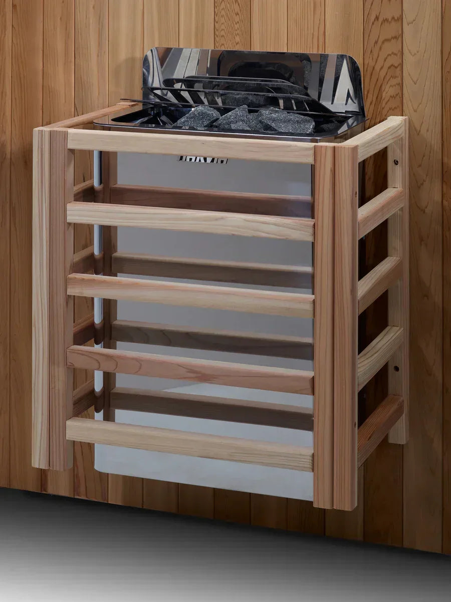 Golden Designs Vorarlberg Traditional Outdoor Steam Sauna – Canadian Hemlock | GDI-8105-01 / Vorarlberg | 5 Person