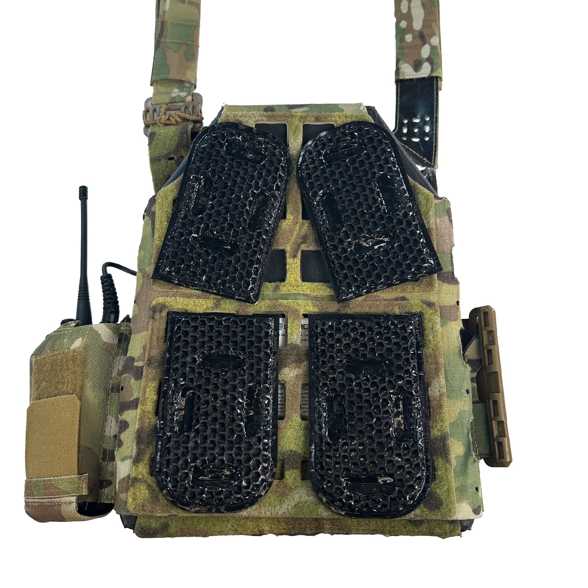Qore Performance ICEVENTS® Classic Plate Carrier Ventilation Pontoons (Crye AVS Harness Pad Set)