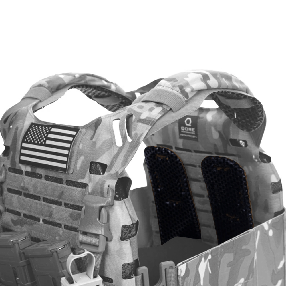 Qore Performance ICEVENTS® Classic Plate Carrier Ventilation Pontoons (Crye AVS Harness Pad Set)