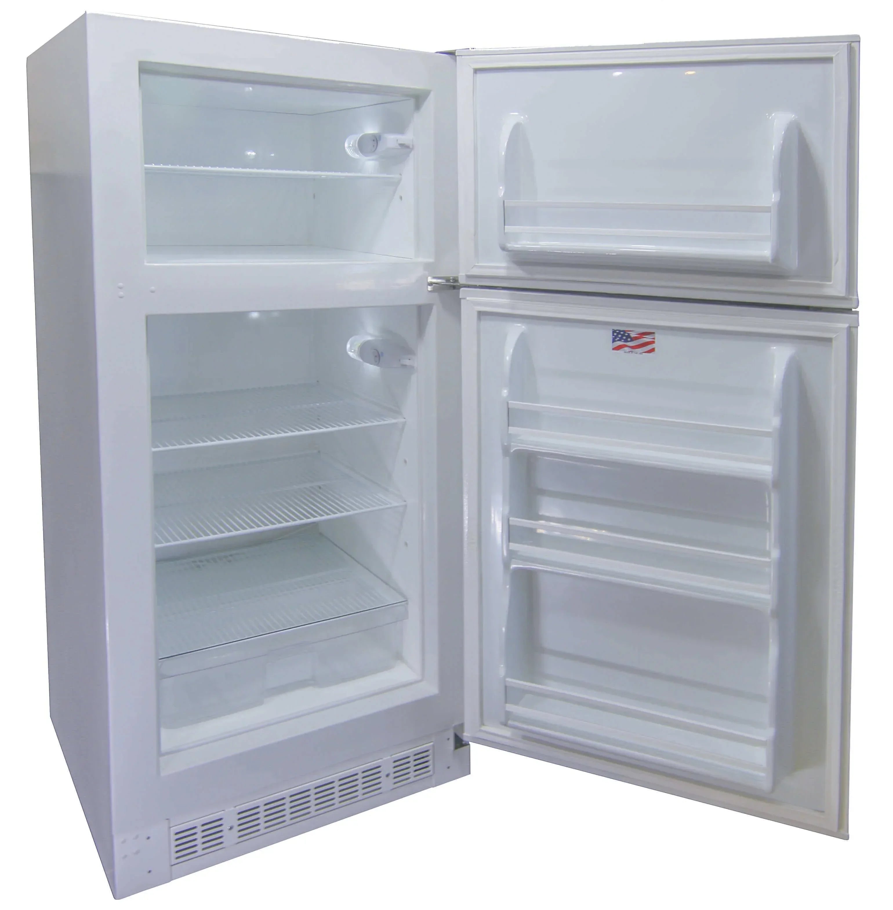 SunStar 16CU Solar/DC Refrigerator - White ST-16RF-W