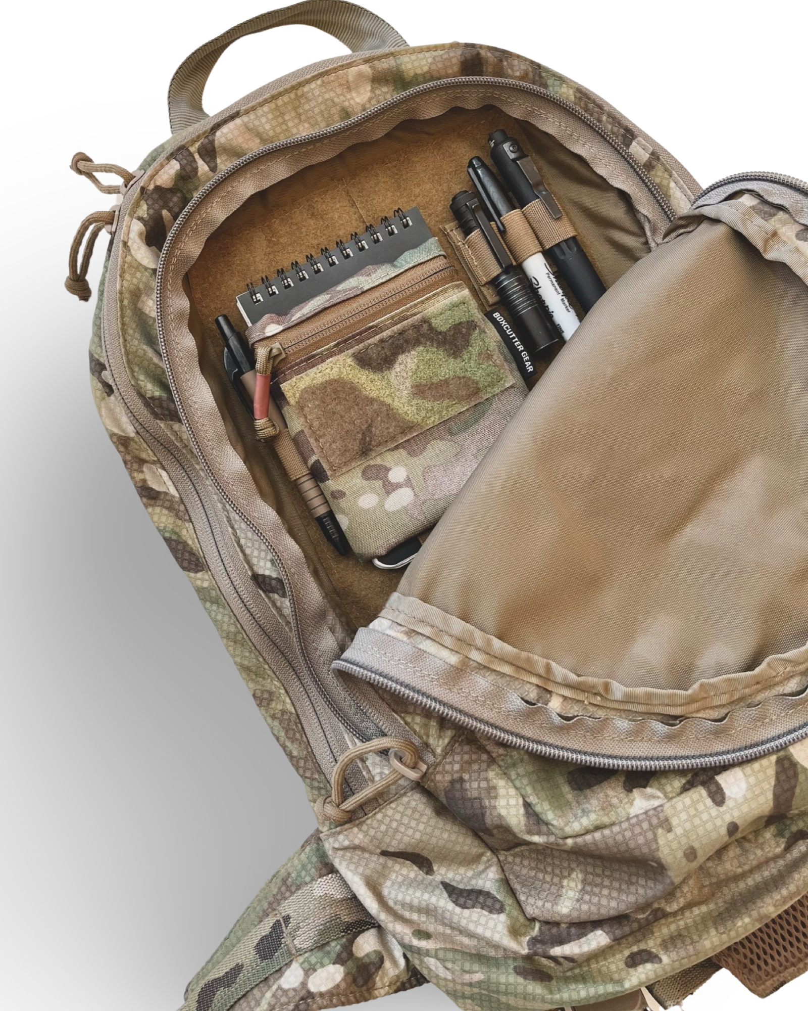 [ZAP]-XL Zippered Admin Pocket Extra Large (Velcro or Molle Back)