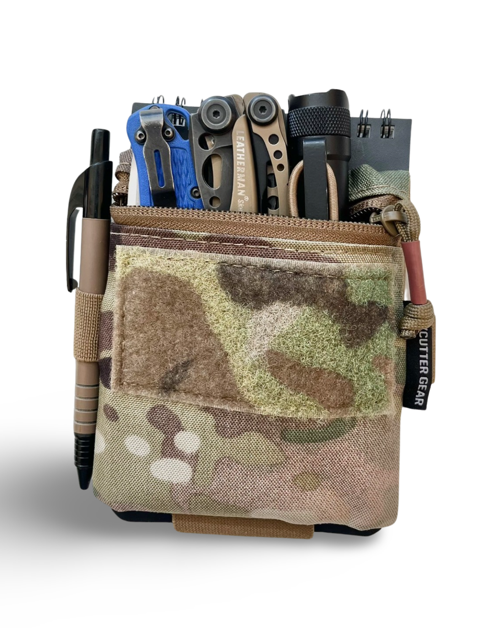 [ZAP]-XL Zippered Admin Pocket Extra Large (Velcro or Molle Back)