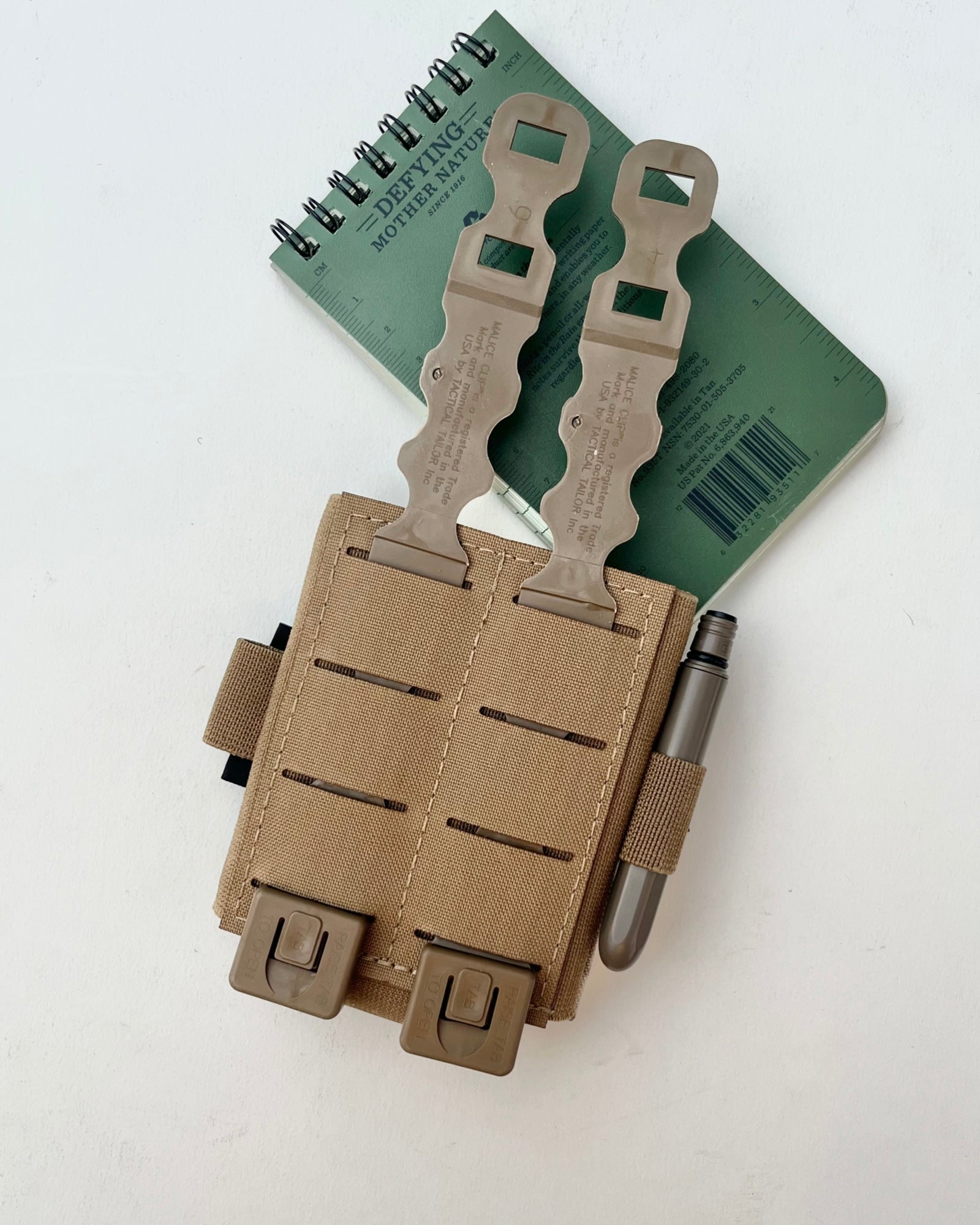 [ZAP]-m Zippered Admin Pocket (Molle Backed)