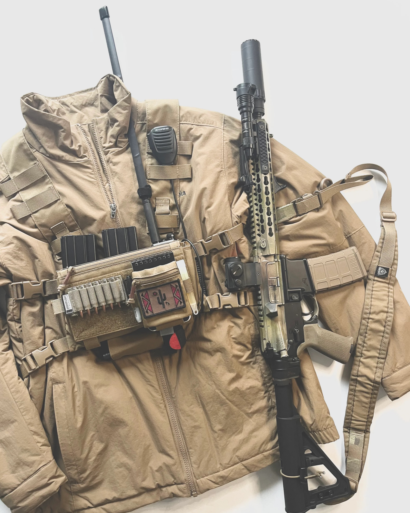 [ZAP]-v Zippered Admin Pocket -(Velcro Backed)