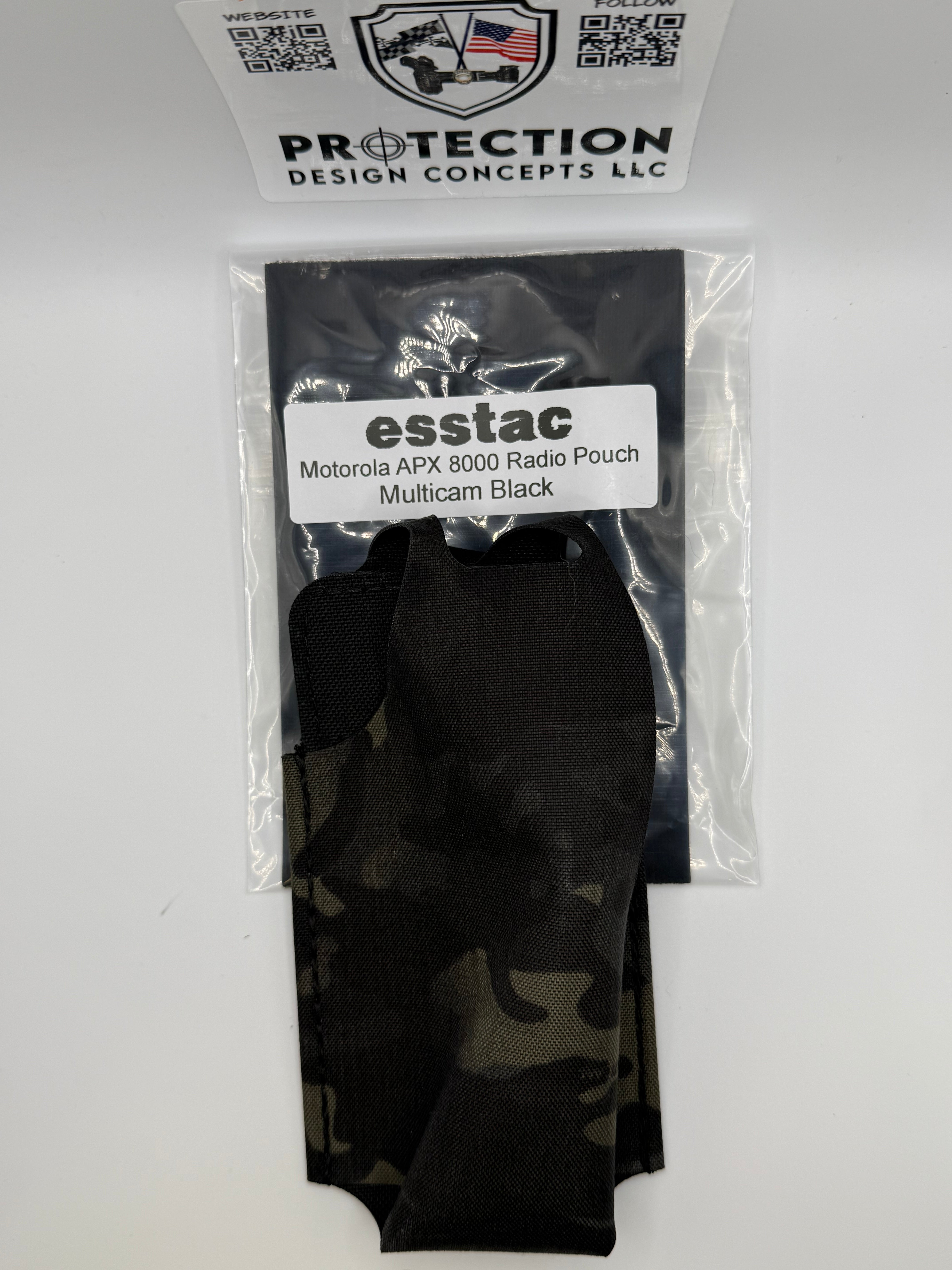 ESSTAC Motorolla 8000 Radio Pouch (Short Battery)