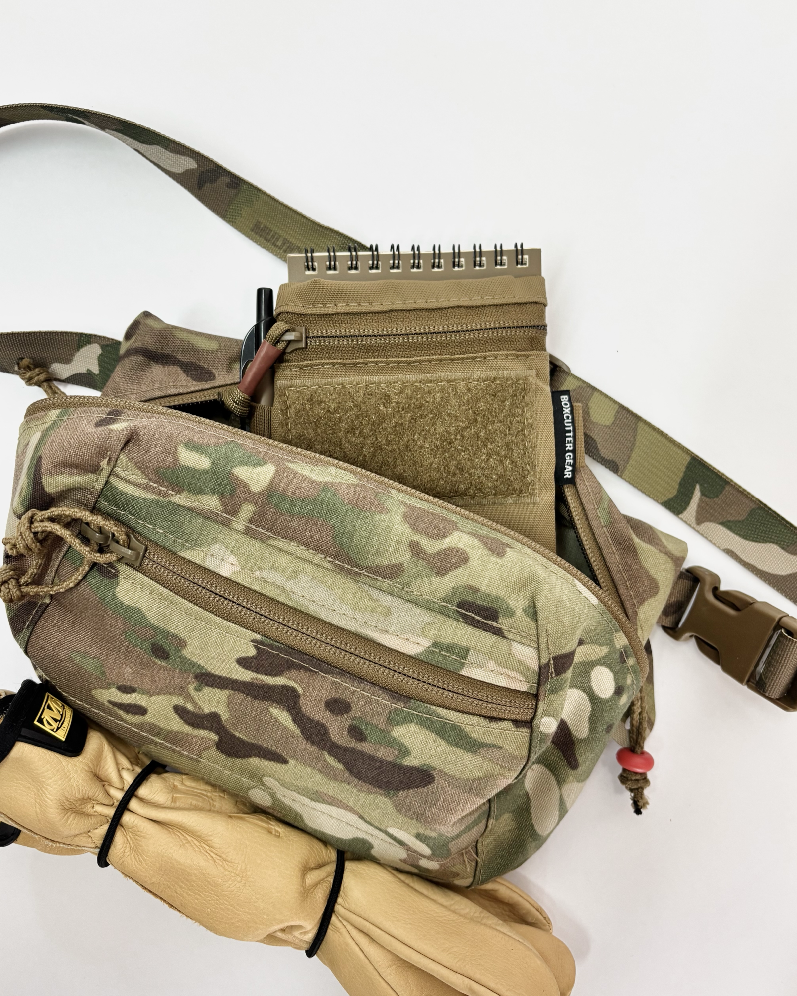 [ZAP]-XL Zippered Admin Pocket Extra Large (Velcro or Molle Back)